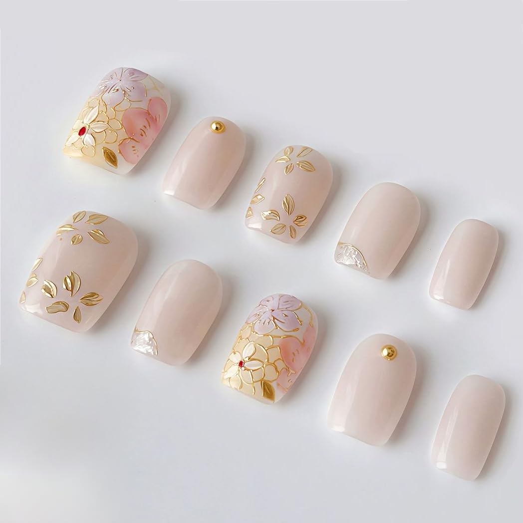 【送料無料】LemiVibeネイルチップ 100%ハンドメイド 貼るだけネイル ジェルネイル ネイルシール セル..