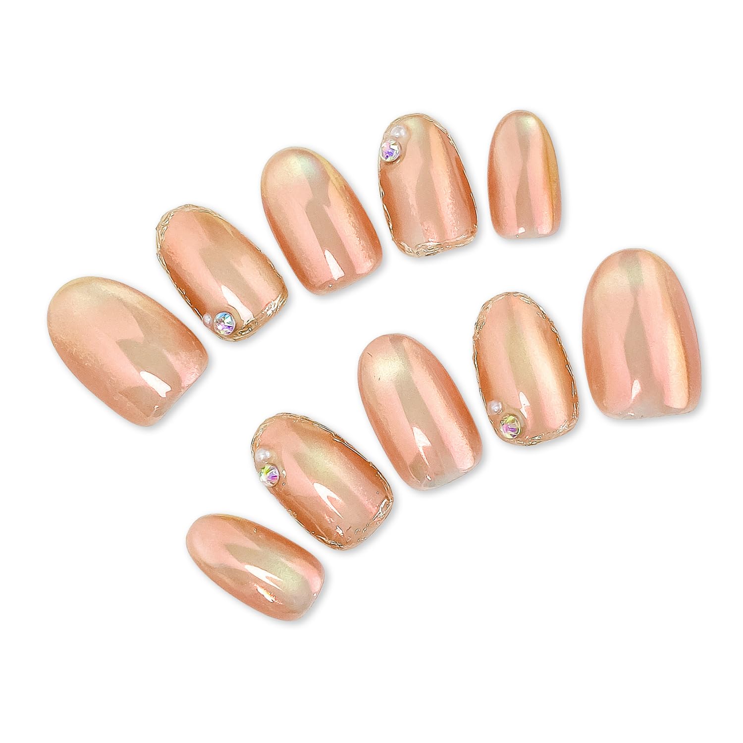 【送料無料】SoraraBeauty ネイルチップ 100%ハンドメイド 貼るだけネイル ジェルネイル ネイルシール ..