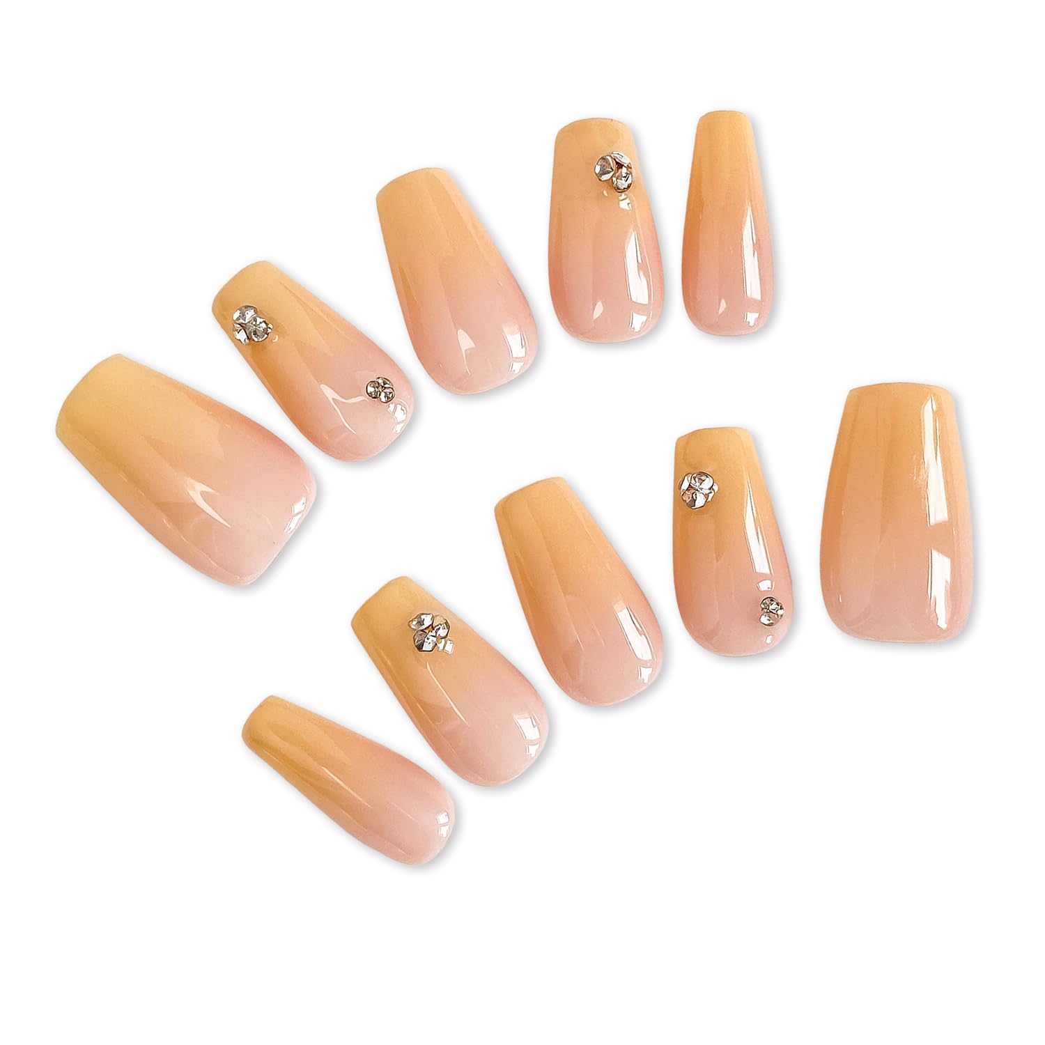 【送料無料】SoraraBeauty ネイルチップ 100%ハンドメイド 貼るだけネイル ジェルネイル ネイルシール ..