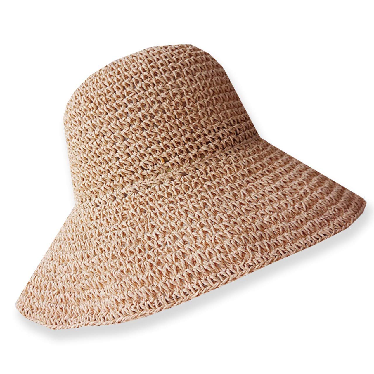 【送料無料】WHITE FANG(ホワイトファング) 麦わら 帽子 ハット セレブ 折りたたみ つば広 紫外線 UV 日よけ レディース CA148 色：07:サーモンピンク、サイズ：サイズ