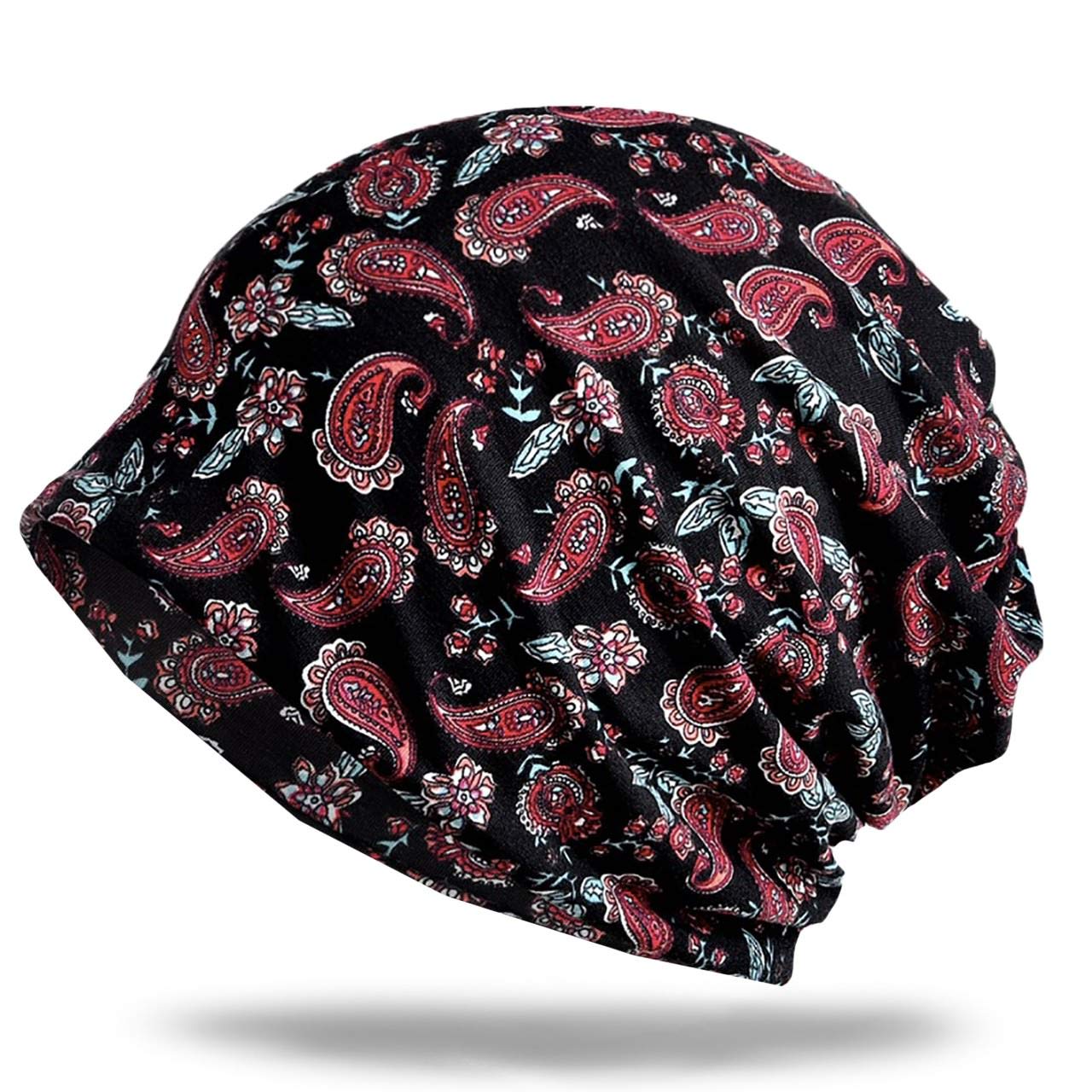 【送料無料】WHITE FANG(ホワイトファング) ニット帽 ペイズリー柄 帽子 ニット キャップ 2way メンズ ..