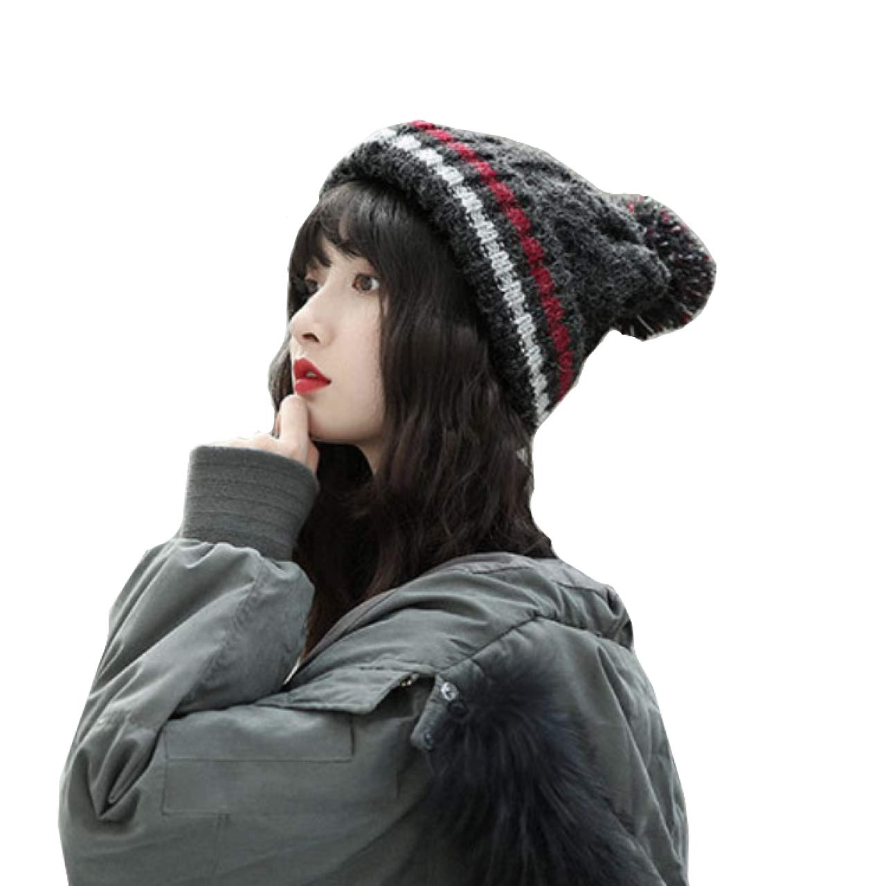 【送料無料】WHITE FANG(ホワイトファング) ニット帽 帽子 キャップ 秋冬 防寒 ボンボン スポーツ スノボ スキー レディース CA099 色:03...