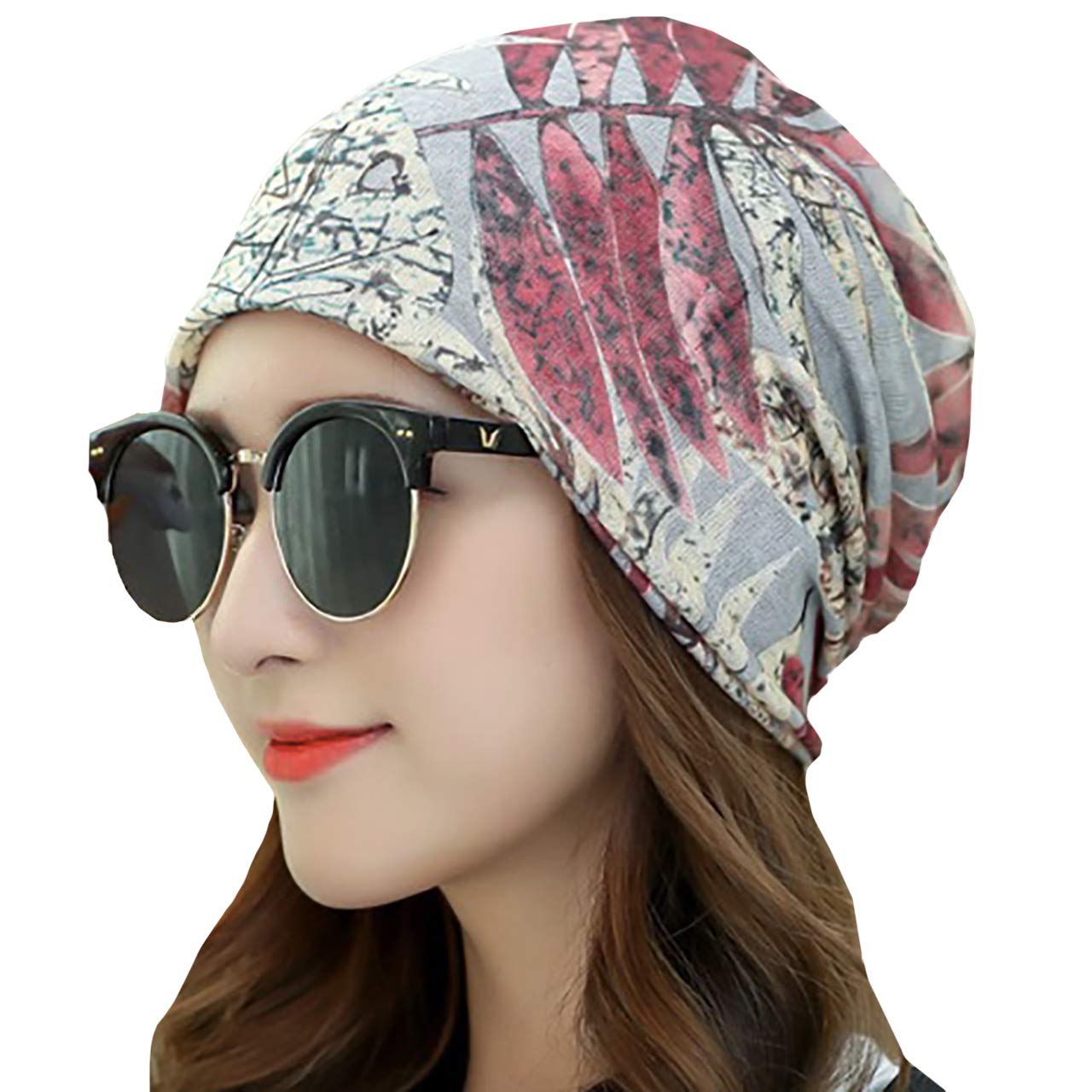 【送料無料】WHITE FANG(ホワイトファング) ニット帽 帽子 フラワー リーフ コットン キャップ 2way ネ..