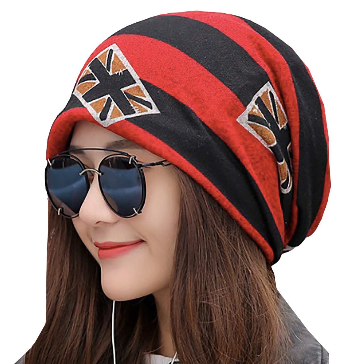 【送料無料】WHITE FANG(ホワイトファング) ニット帽 帽子 ユニオンジャック キャップ ヘアバンド ネックウォーマー レディース CA414 色:01...