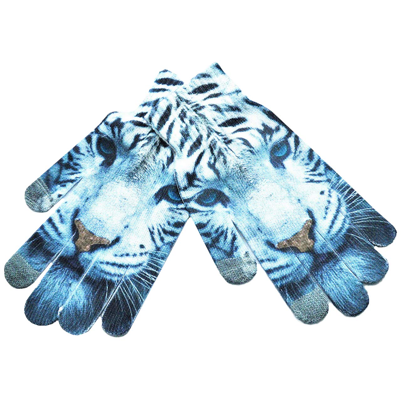 【送料無料】WHITE FANG(ホワイトファング) ニット 手袋 グローブ 防寒 秋冬 3Dプリント おもしろ ユニーク カジュアル メンズ レディース NT057 色：9、サイズ：サイズ