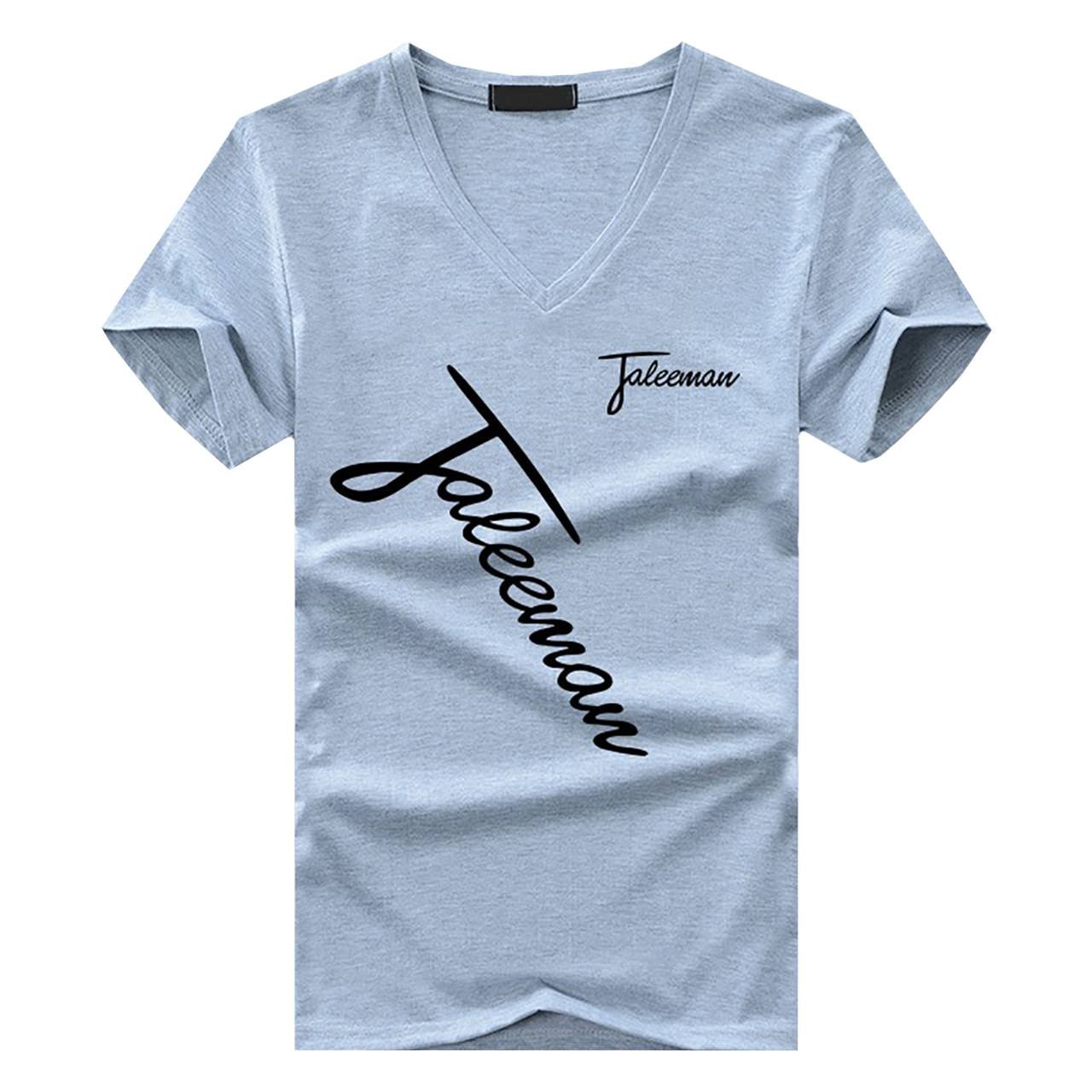 【送料無料】WHITE FANG(ホワイトファング) Tシャツ 半袖 Vネック カットソー おしゃれ かっこいい プリント ロゴT メンズ WTS010 色：04.グレー、サイズ：5XL