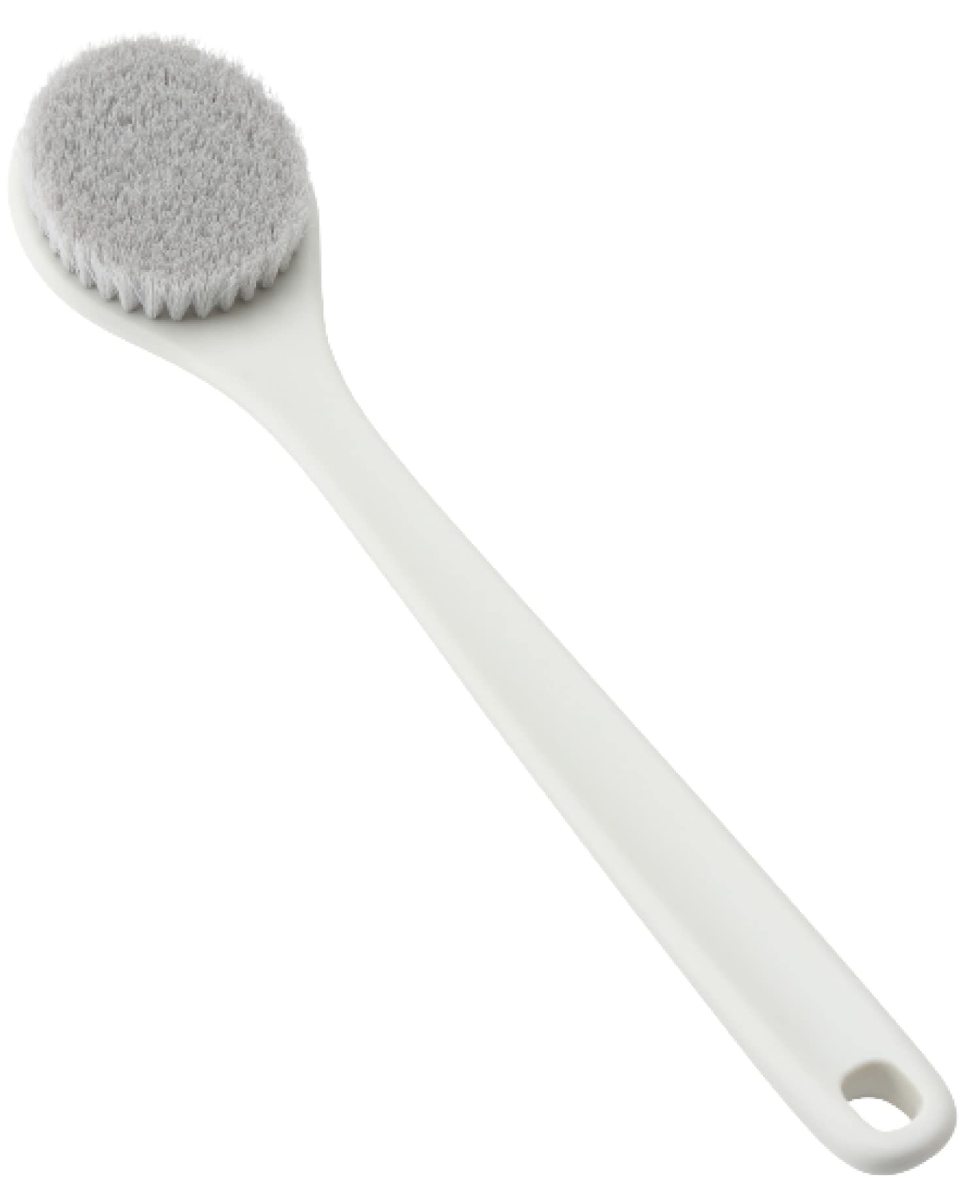 【送料無料】マーナ(MARNA) ボディブラシ 色：ホワイト、サイズ：約74×357×44mm