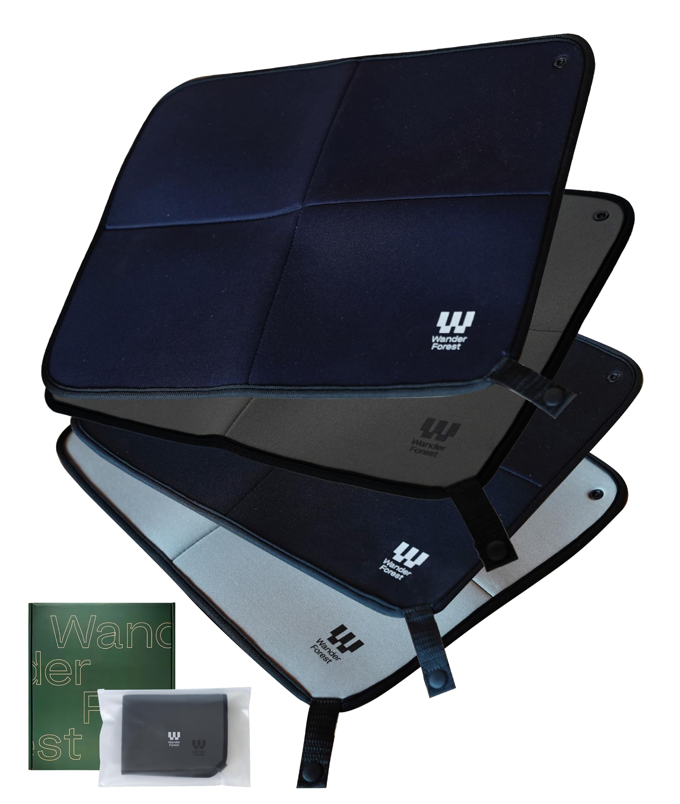 【送料無料】[Wander Forest] サウナマット 【ウェットスーツ素材】 超薄型 折りたたみ サウナグッズ ..