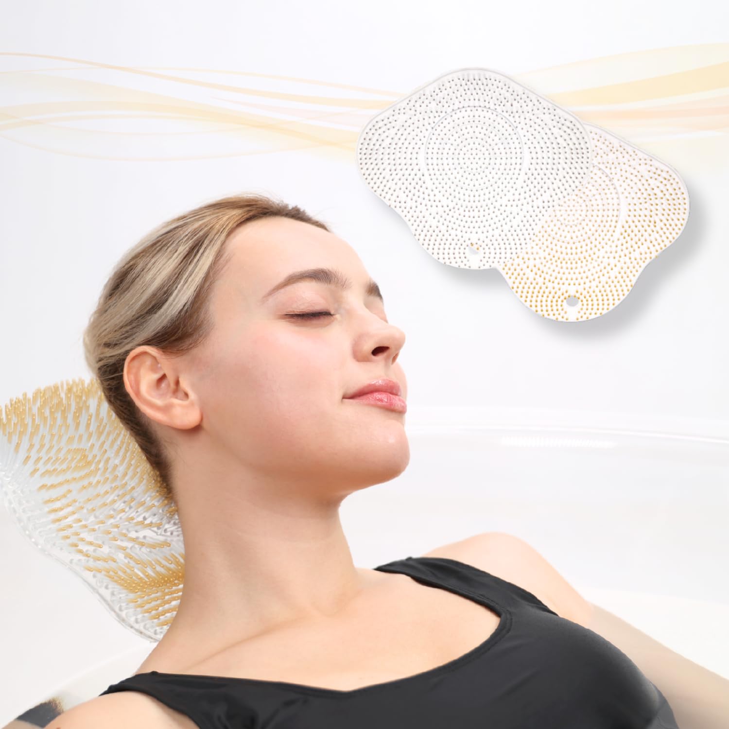 【送料無料】Bath ReLuxin'（バスリラクシン）ヘッド・ネック用 色：ゴールド、サイズ：ゴールド