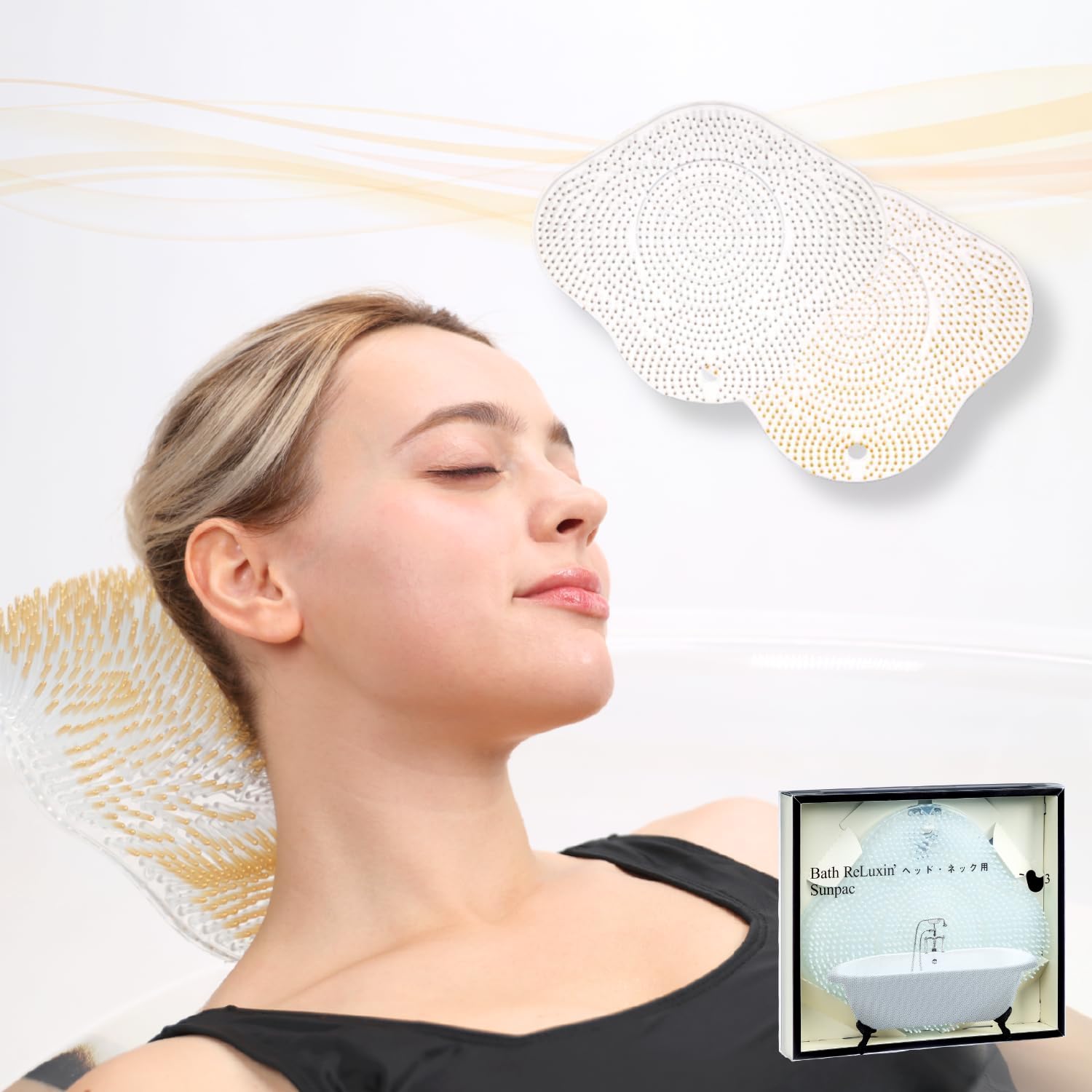 【送料無料】Bath ReLuxin'（バスリラクシン）ヘッド・ネック用 色：シルバー、サイズ：シルバー