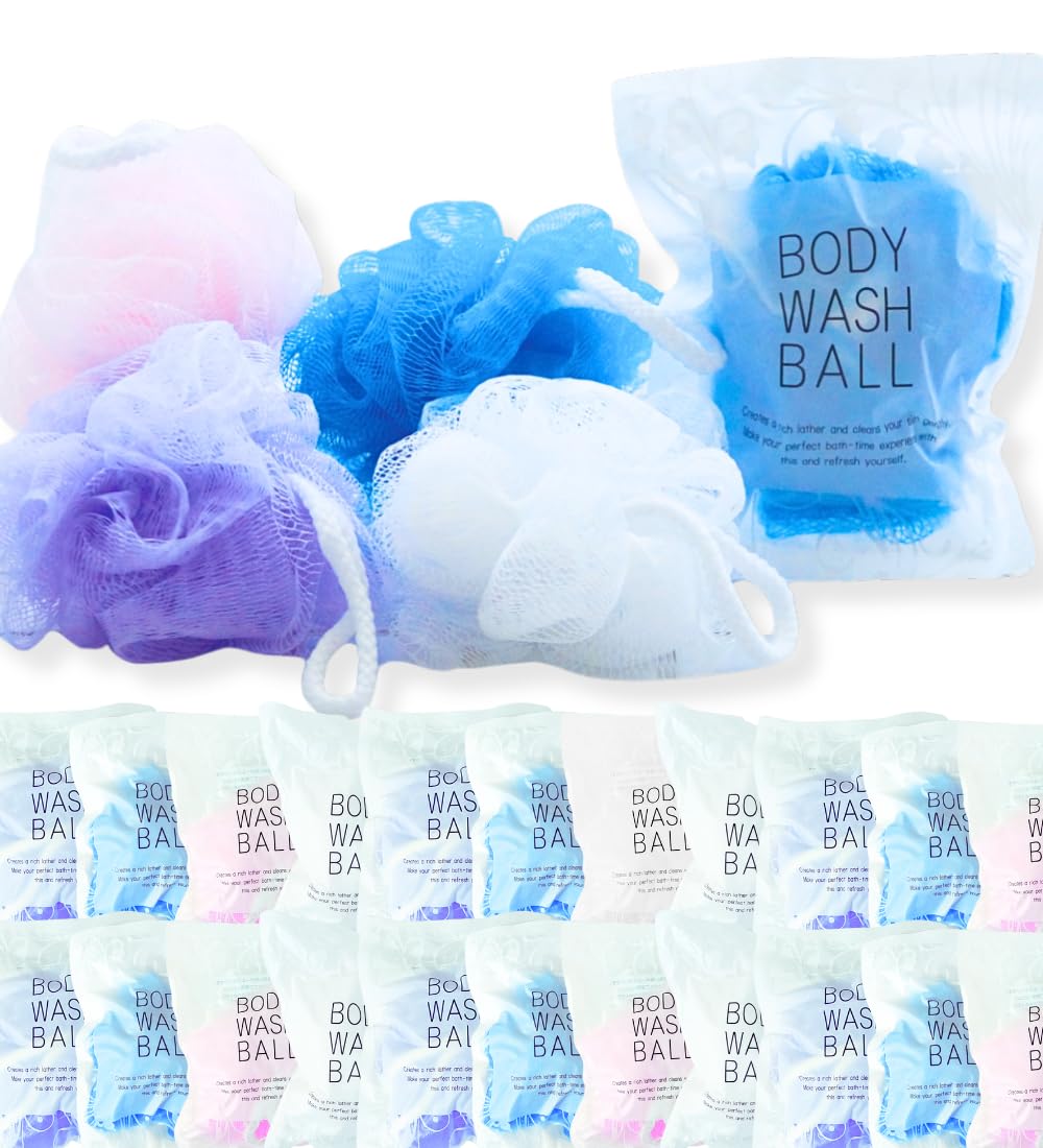 【送料無料】ボディスポンジ 使い捨て 25個セット ボディタオル 泡立ち ボディー 体洗う 身体 洗う ボ..