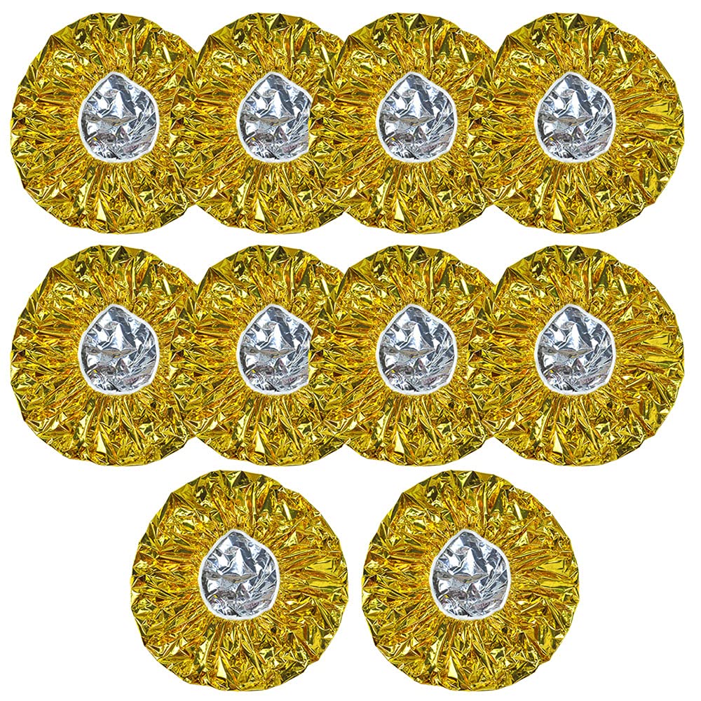 【送料無料】10ピース アルミキャップ 保温 防水 シャワー キャップ アルミキャップ シャワーキャップ ..