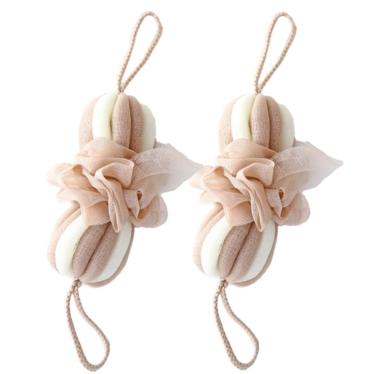 【送料無料】Tinopui ボディスポンジ 2個セット 泡立ち 濃密泡 柔らかい 体洗い メンズ レディース 子供 敏感肌 お風呂用 バスルーム 背中 角質ケア...