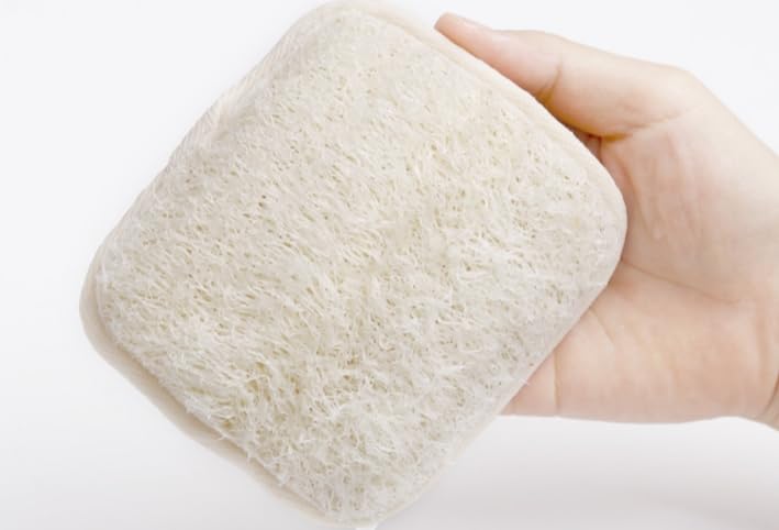 【送料無料】Moigeku ボディスポンジ 風呂 天然 1枚セット 11*11cm 引越し 挨拶 粗品 ギフト 天然繊維 ..