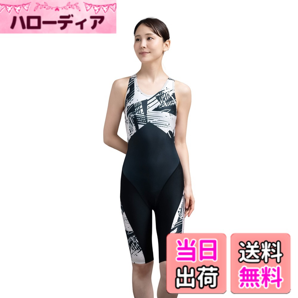 商品情報商品の説明主な仕様 【SPOXIA レディース競泳水着】 フィットネス・練習用に最適なワンピースタイプの女性用競泳水着です。 快適な着心地と軽やかな泳ぎ心地で泳ぎの向上をサポート。 これからスイミングを始める方、水泳初心者の方も気軽にご着用いただけます。 伸縮性に優れており、動きやすいためアクアビクス、水中ウォーキングなどのトレーニングにもぴったり。 （※FINAマークはついていません。）【水中での負荷を軽減するポイント2つ】 1.生地が水を含みすぎないよう、撥水加工を施しました。長時間泳いでも軽量感が持続し、スムーズな泳ぎ心地でスピードアップ。 2.水の抵抗を減らす流線形をデザイン。シャープなウエストラインが身体を引き締め、スタイルアップ。【女性に嬉しい4つの特徴】 1.厚みのある、しっかりした生地で透ける心配がありません。 2.太ももまで覆うスパッツは露出控えめ。体型カバー・冷え対策になります。 3.取り外しできるパッド付き。バストに合わせて調節できます。 4.ズレにくいW型ストラップで動き邪魔せず、肩をしっかり固定。【ランキング1位のブランドと同じ品質】 「SPOXIA」は2017年から発売している「SPALTAX」の妹ブランド。 ランキング1位を毎日獲得している人気商品と同じ工場で製造し、同じ品質だから安心。【選べるサイズ＆デザイン】 S~XLまでの豊富なサイズ展開。 デザインは柄のあるおしゃれなものからシンプルな無地まで揃えました。 ジムでのトレーニング用、学校のプール授業で着用するの レディース スクール水着 としてなど、 様々なシーンに合わせて選べるスイムウェアです。 素材構成: 82%ポリアミド, 18% ポリウレタン