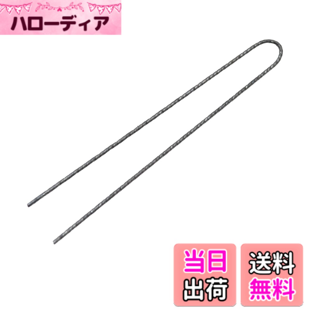 Hairpins - 【送料無料】(着物ひととき) ねじピン Uピン ネジピン ヘアピン プロ仕様 プロ 着物 髪型 浴衣 ヘアアレンジ ヘヤー スタイリング ヘアアレンジ 黒 大容量 髪結い 300g 29C1299 sin5815-acea06 色：黒