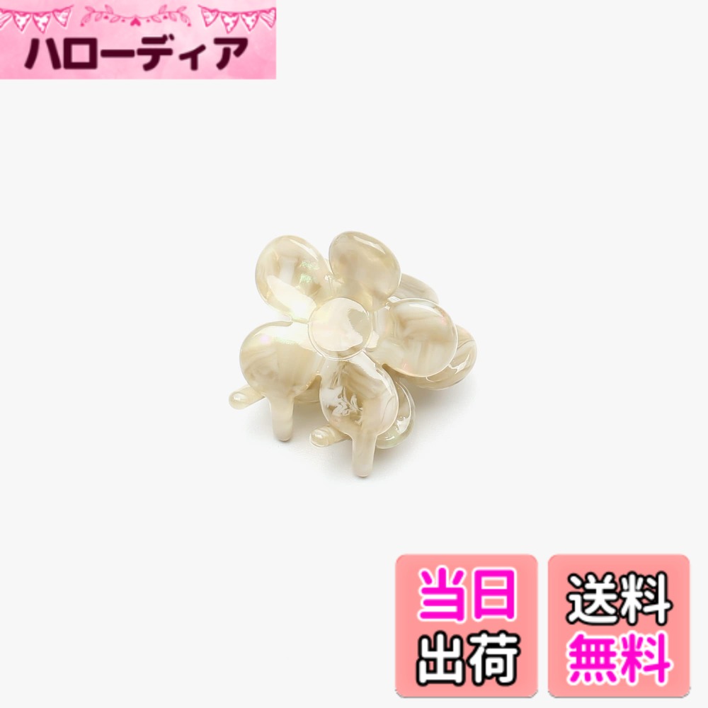 【送料無料】ミニ 小さい ヘアクリップ アセテート バンスクリップ ヘアアクセサリー 強力 可愛い レディース 韓国 色：Grey