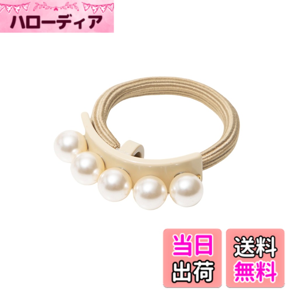 【送料無料】[アレクサンドル ドゥ パリ] TIMELESS ヘアゴム APY-18076-02 色：BEIGE(S)
