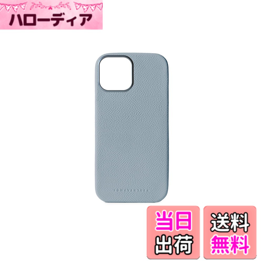 【送料無料】【BONAVENTURA】バックカバーケース ノブレッサレザー iPhone16 BBCN16 色：ブルーリン、サイズ：iPhone 16