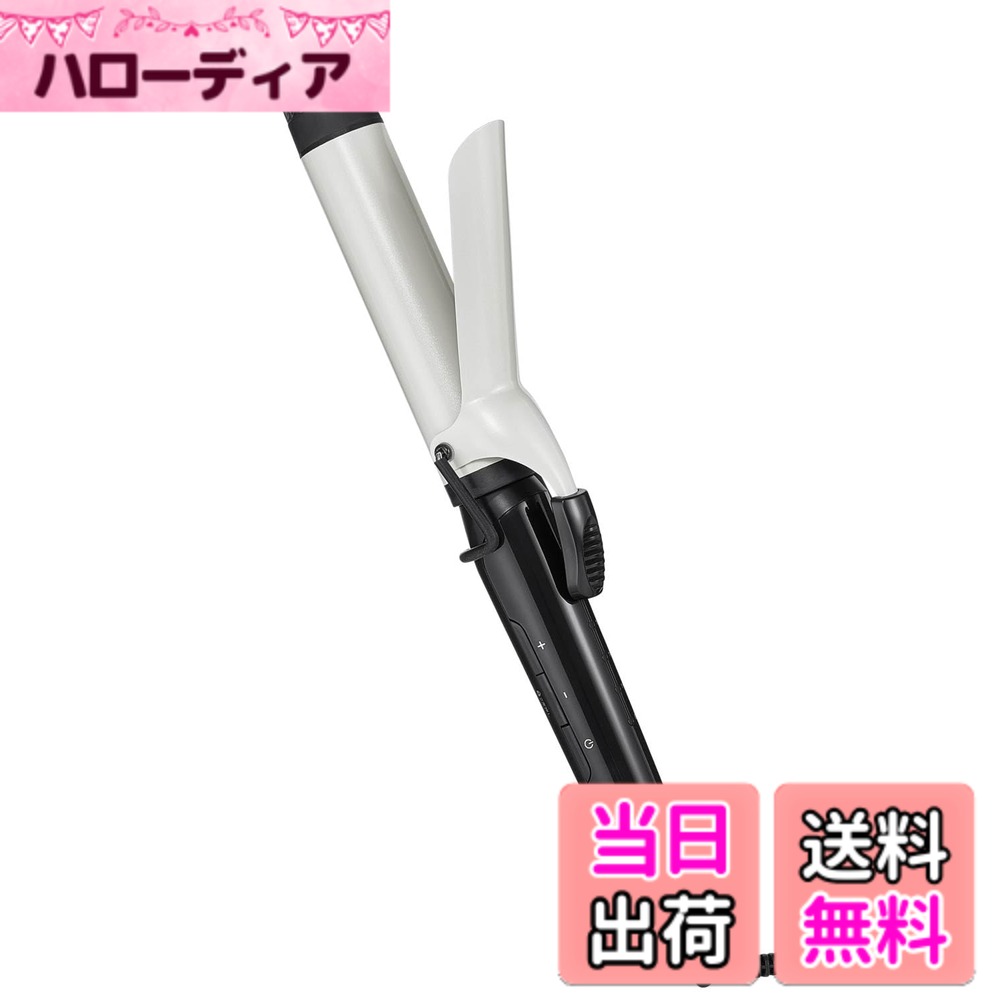 商品情報商品の説明主な仕様 詳しくは「商品の仕様」「商品の説明」をご確認ください。アイロンの先端部分に段差がないため、髪に引っかかりにくく、きれいなカールを作ることができます。髪をしっかり挟むクリップで、髪をとらえながらスタイリングできます。クリップノブには凹凸がついており、指が滑りにくく操作がしやすいです。自然なふんわりカールがつくれます。髪質に合わせて4段階(140/160/180/200)の温度が選べます。設定温度で熱をしっかりコントロールしながら、過度な熱を与えず高温ダメージを防ぎます。選択中の設定温度がランプで確認できます。