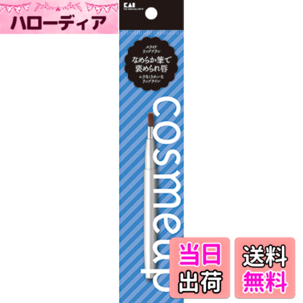 【送料無料】cosmeup(コスメアップ) スライドリップブラシ メイクブラシ 1本 色：銀、サイズ：1本