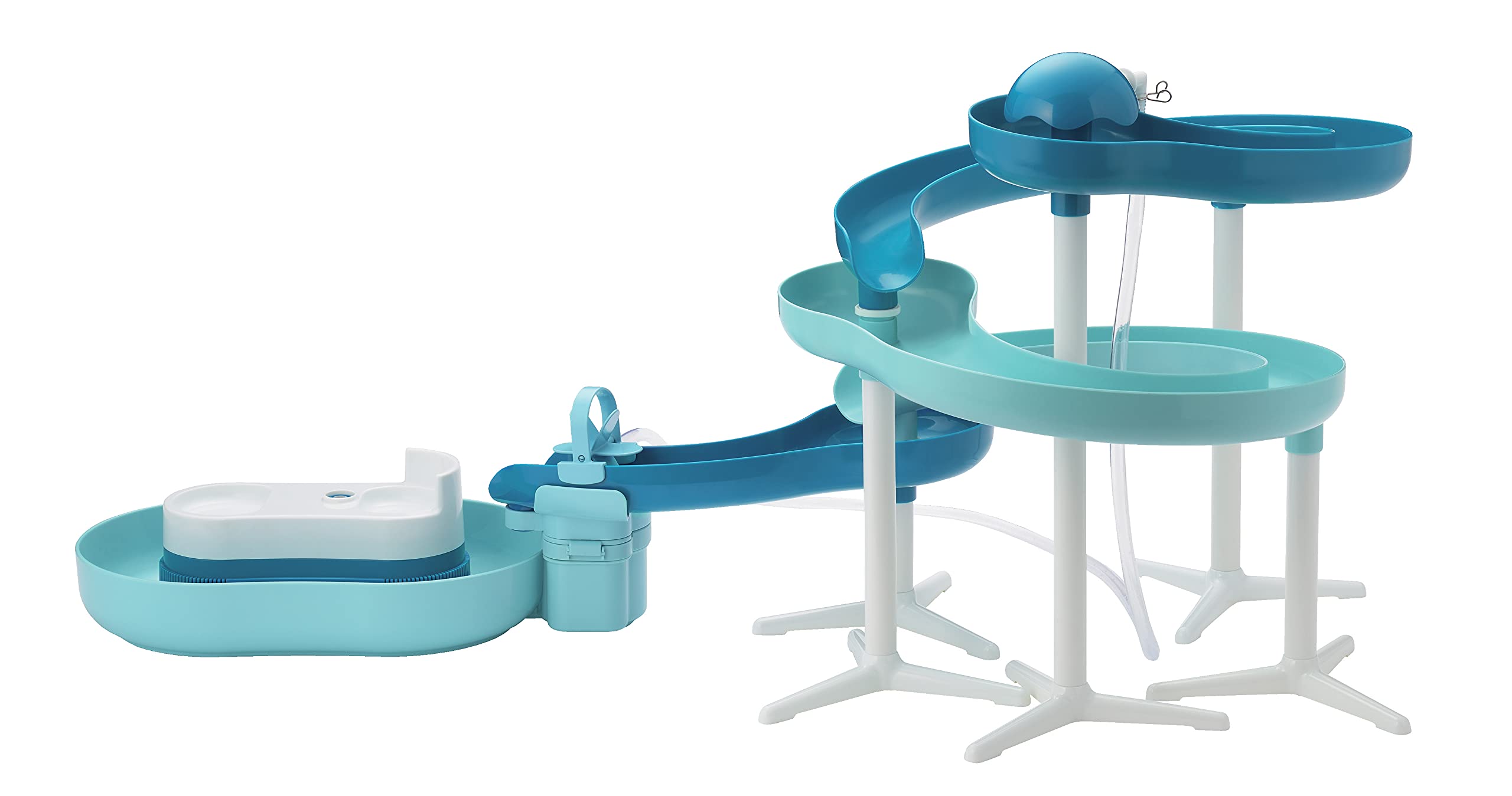 【送料無料】パール金属 そうめん流し器 スライダー 流麺 色：ミントブルー