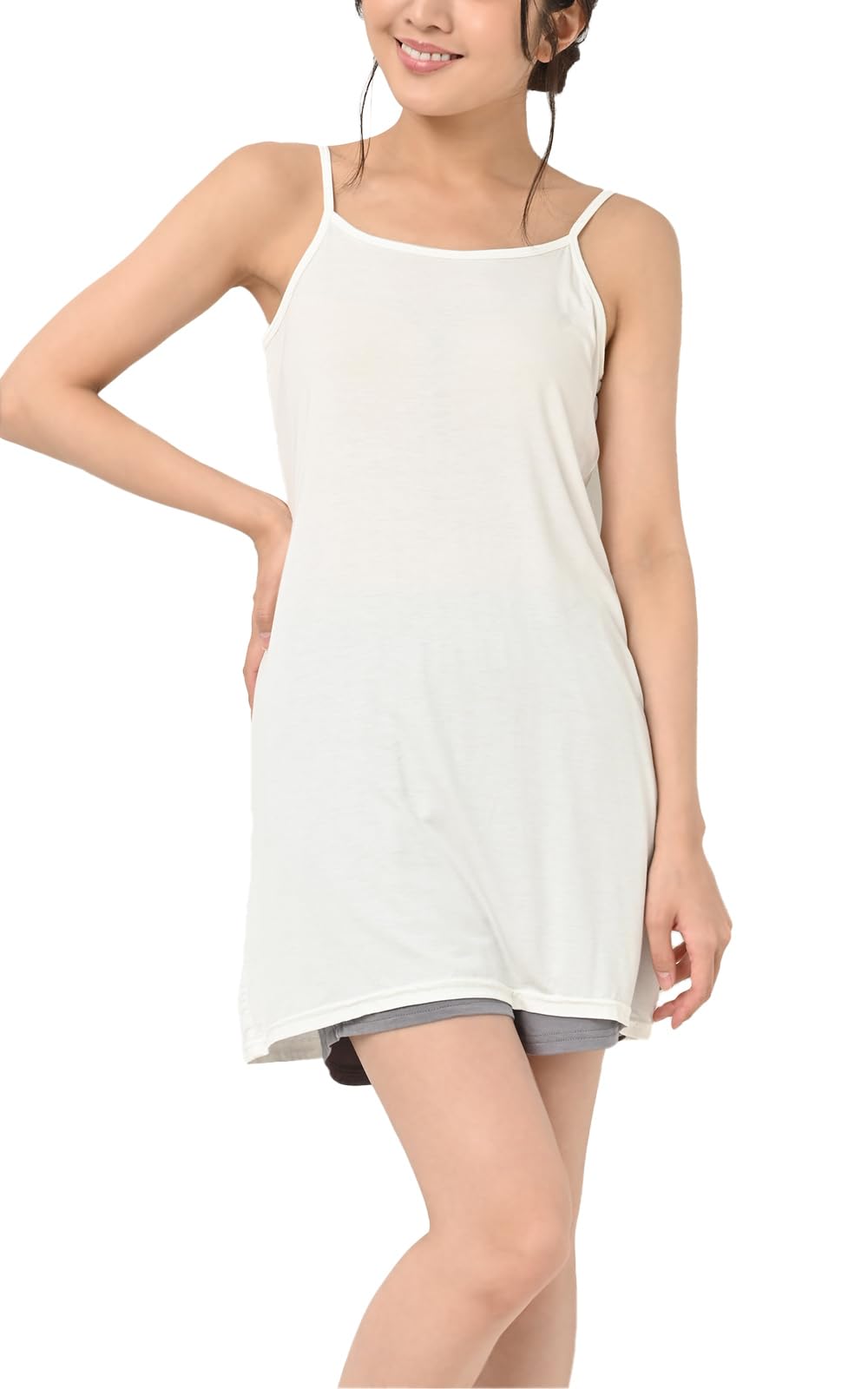 【送料無料】[JANJAM] 大きいサイズ レディース インナーキャミソール ペチコート キャミソール 選べる..