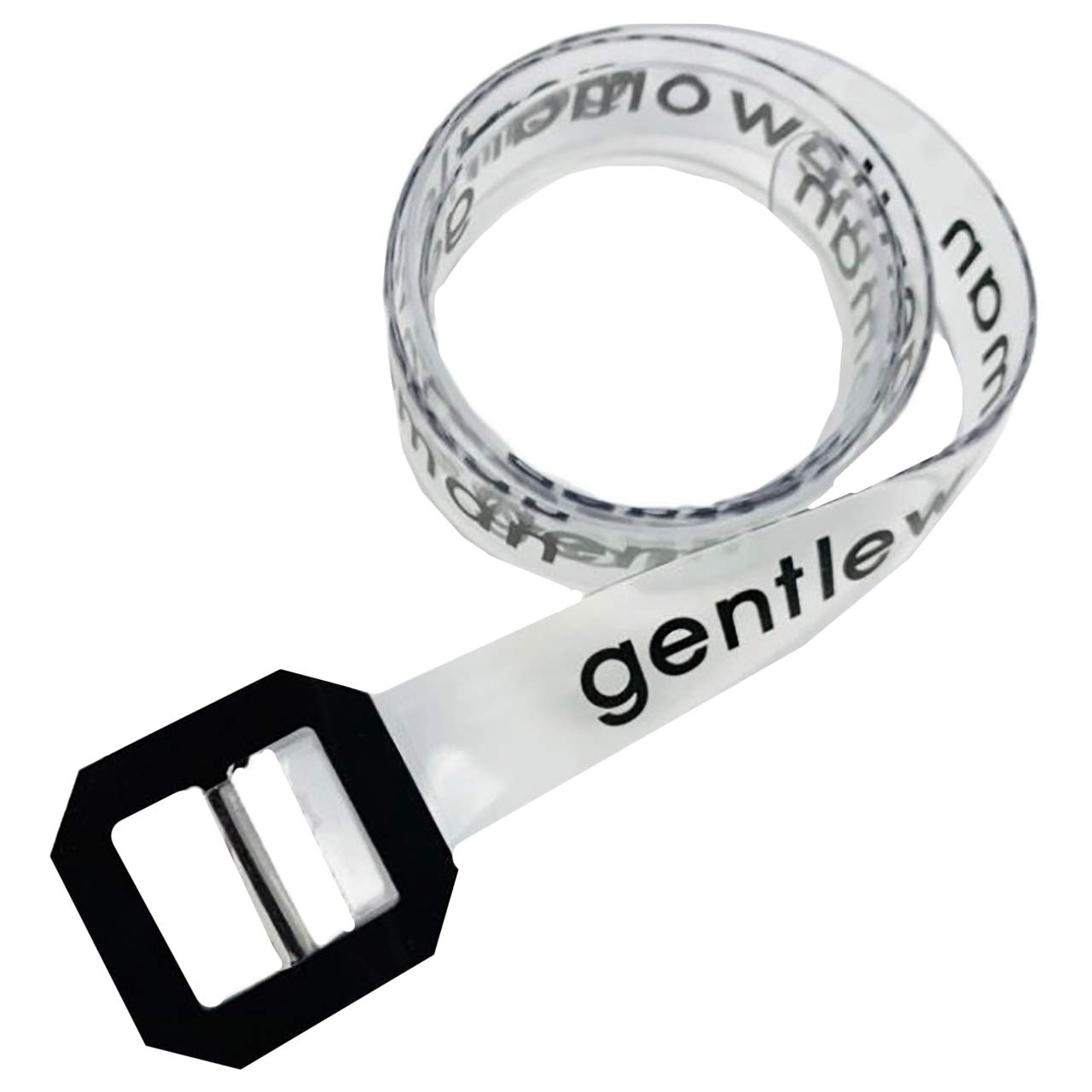 【送料無料】WHITE FANG(ホワイトファング) クリア ベルト おしゃれ 英字ロゴ ベルト 細 ...