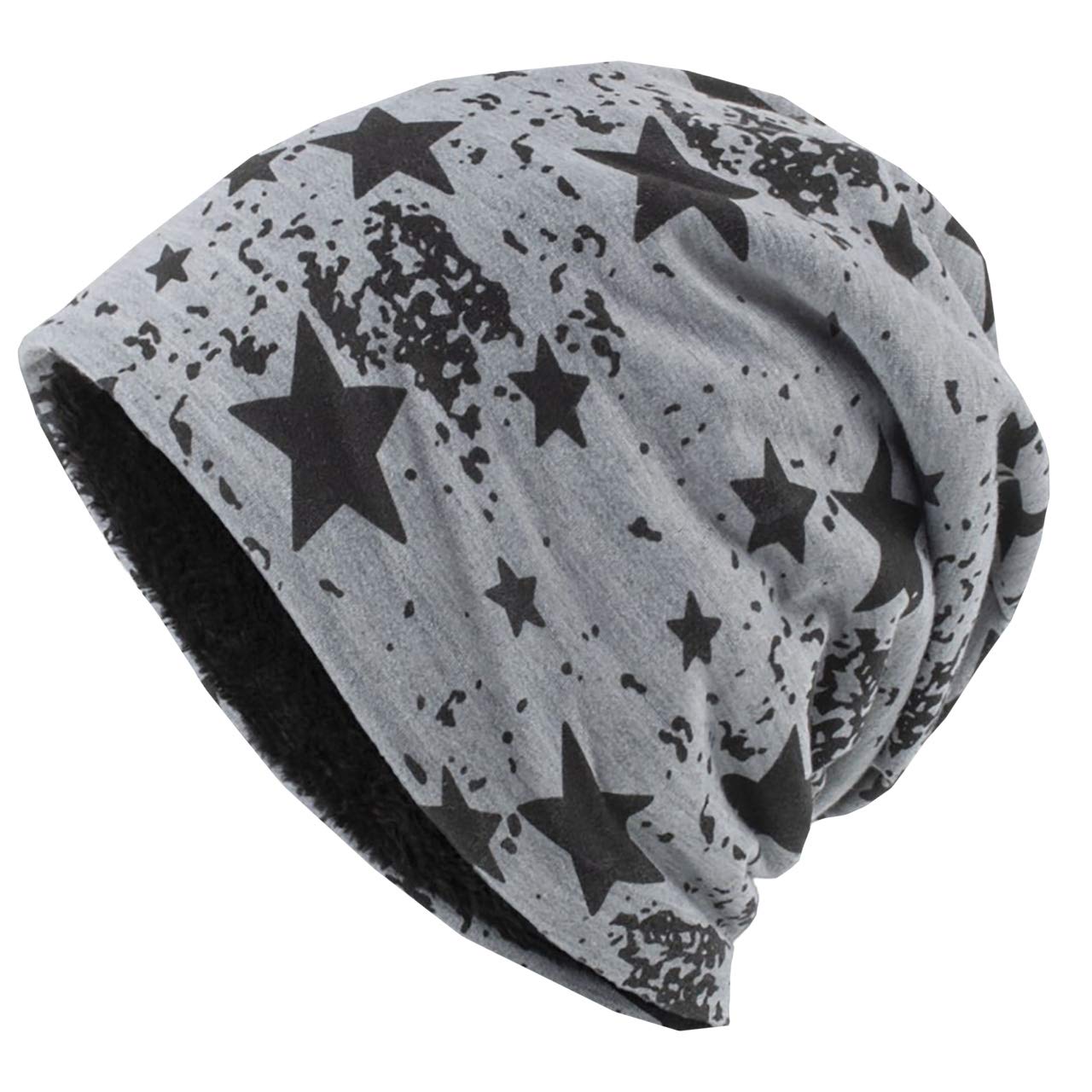 【送料無料】WHITE FANG(ホワイトファング) ニット帽 スター 星 カジュアル おしゃれ 帽子 キャップ 裏起毛 秋冬 防寒 メンズ CA384 色:0...