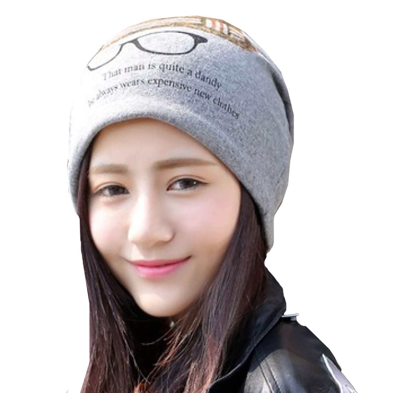 【送料無料】WHITE FANG(ホワイトファング) ニット帽 帽子 綿麻 メガネ グラサン ユニーク キャップ ネ..