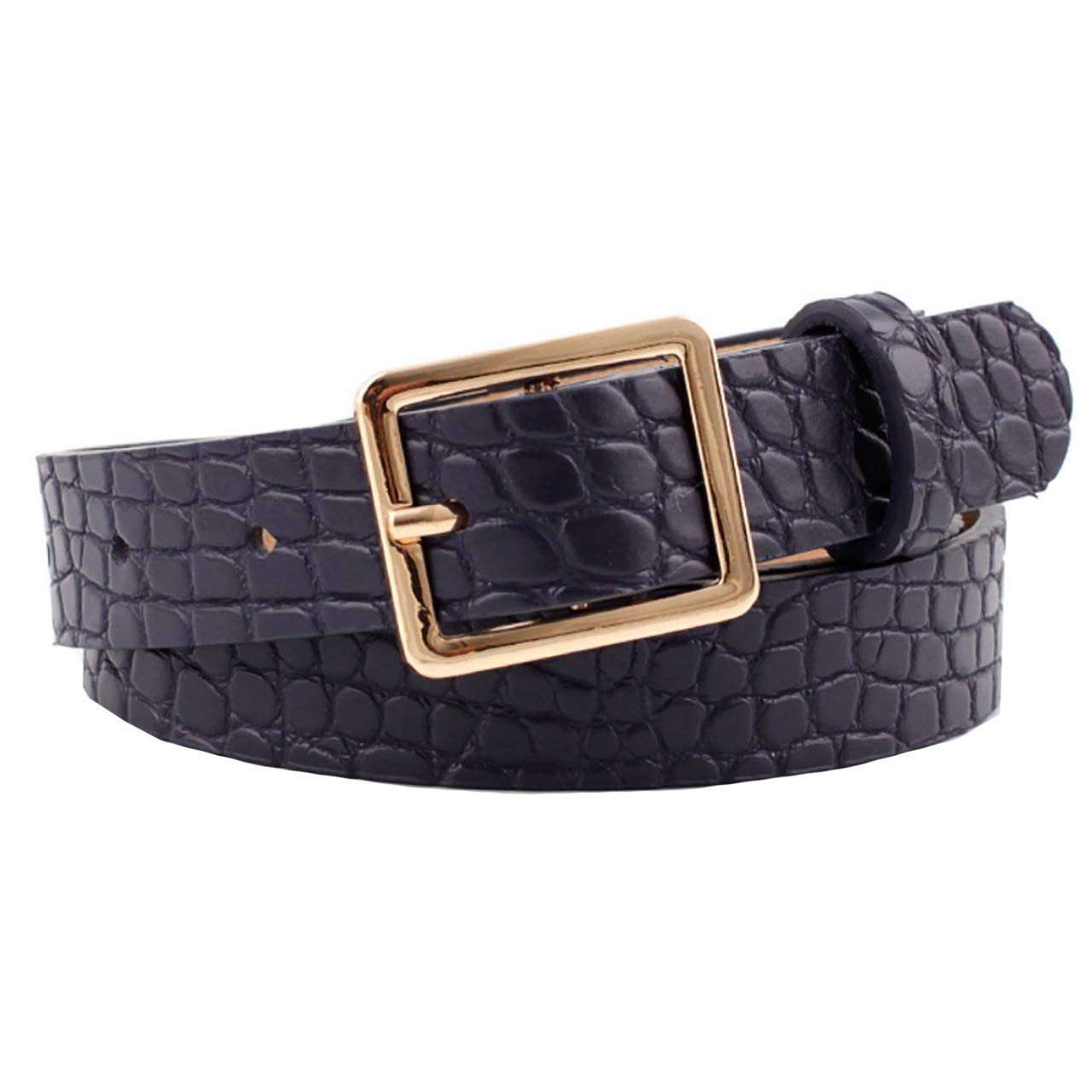 【送料無料】WHITE FANG(ホワイトファング) レザー ベルト おしゃれ ワニ クロコレザー  ...