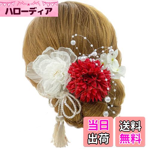 【送料無料】【JZOON 髪飾り】髪飾り 6点セット ヘアアクセサリー ヘアメイク ドライフラワー Uピン ヘ..