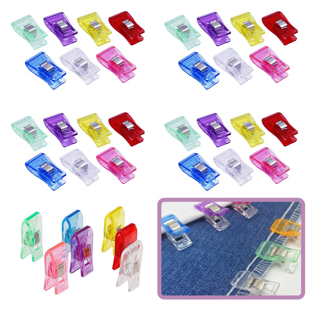 【送料無料】MYLCHBDJ 仮止めクリップ クリップ プラスチック プラスチック クリップ 7色  ...