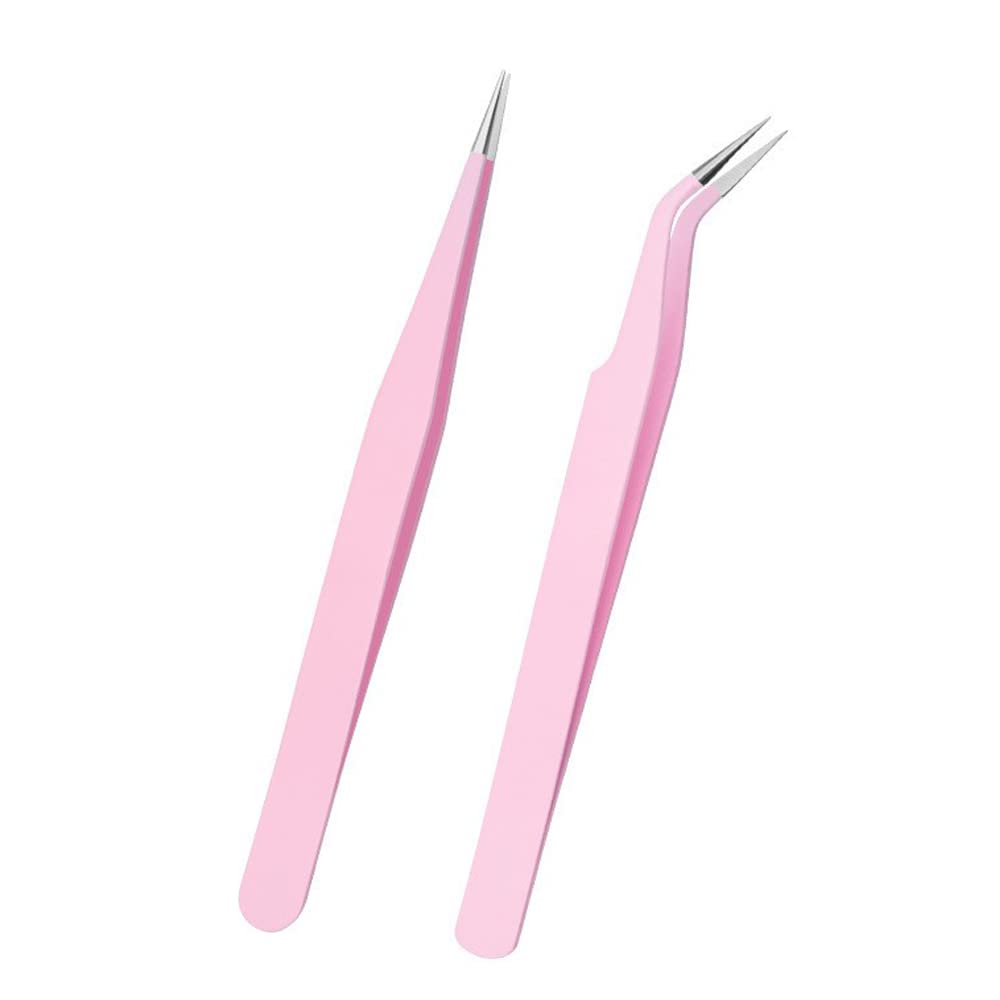 【送料無料】サムコス まつエク ピンセット つけまつげ まつ毛 ピンセット ピンク ストレート ステ ...