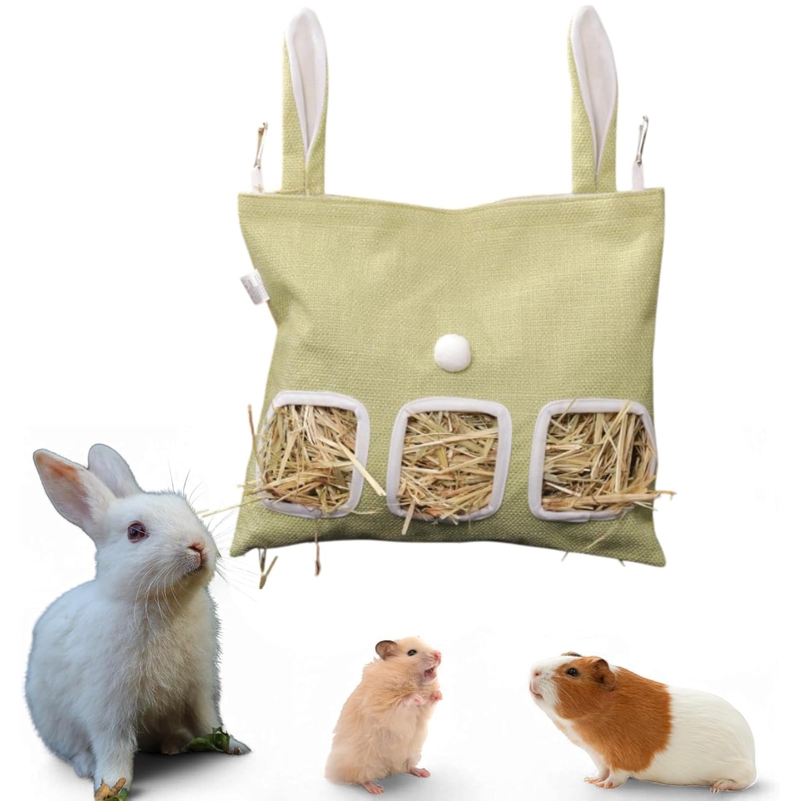 【送料無料】Refoiner チモシー入れ うさぎ 牧草入れ 牧草フィーダー 大容量 省スペース 小動物用食器 ..