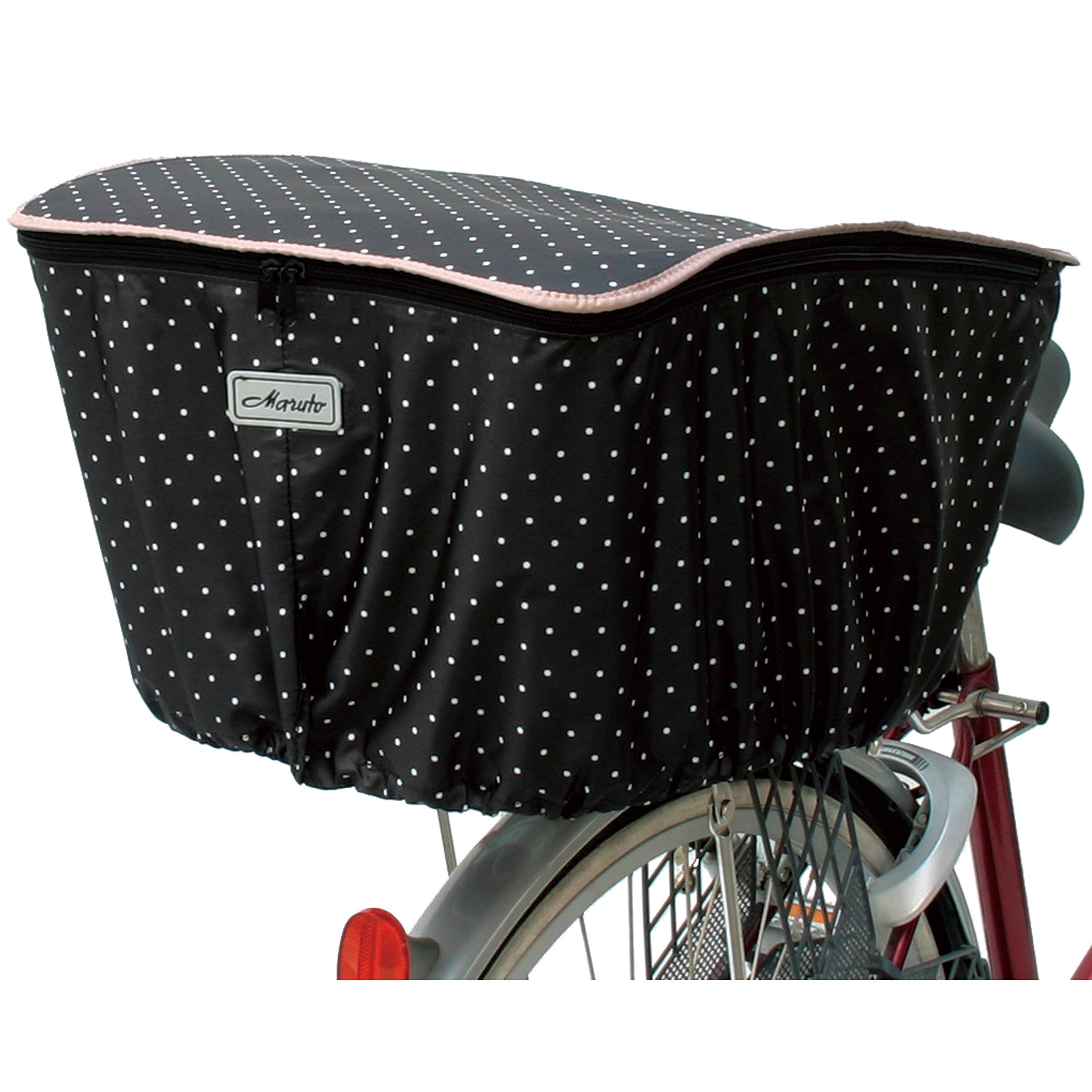 【送料無料】MARUTO(マルト) ファッションバスケットカバー レギュラー後ろカゴ用 ブラック D-4RMT