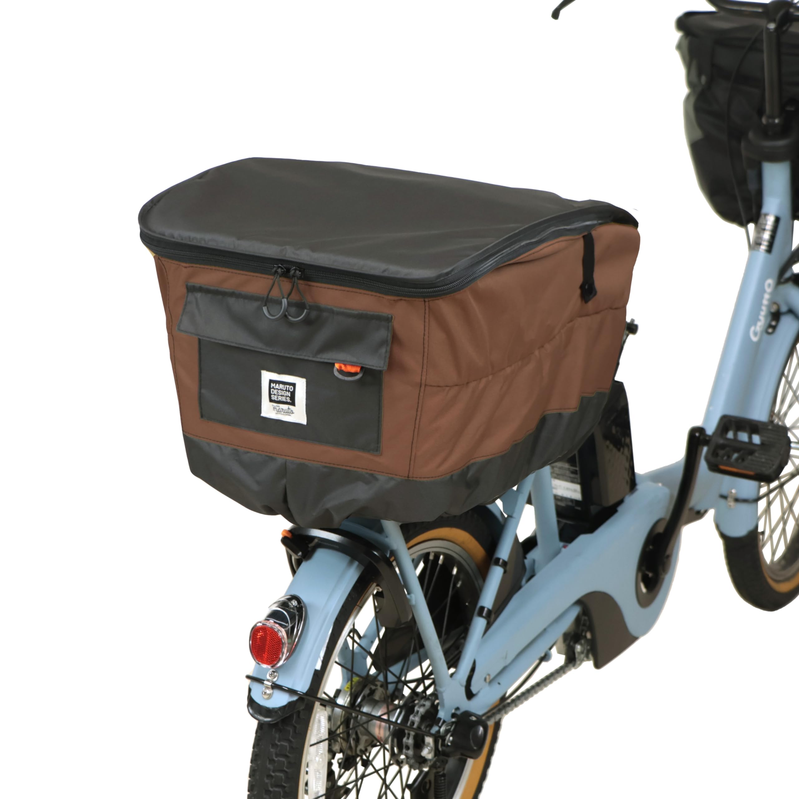 【送料無料】MARUTO(マルト) 2段式厚手後カゴカバー Penta D-2R-600 チョコ