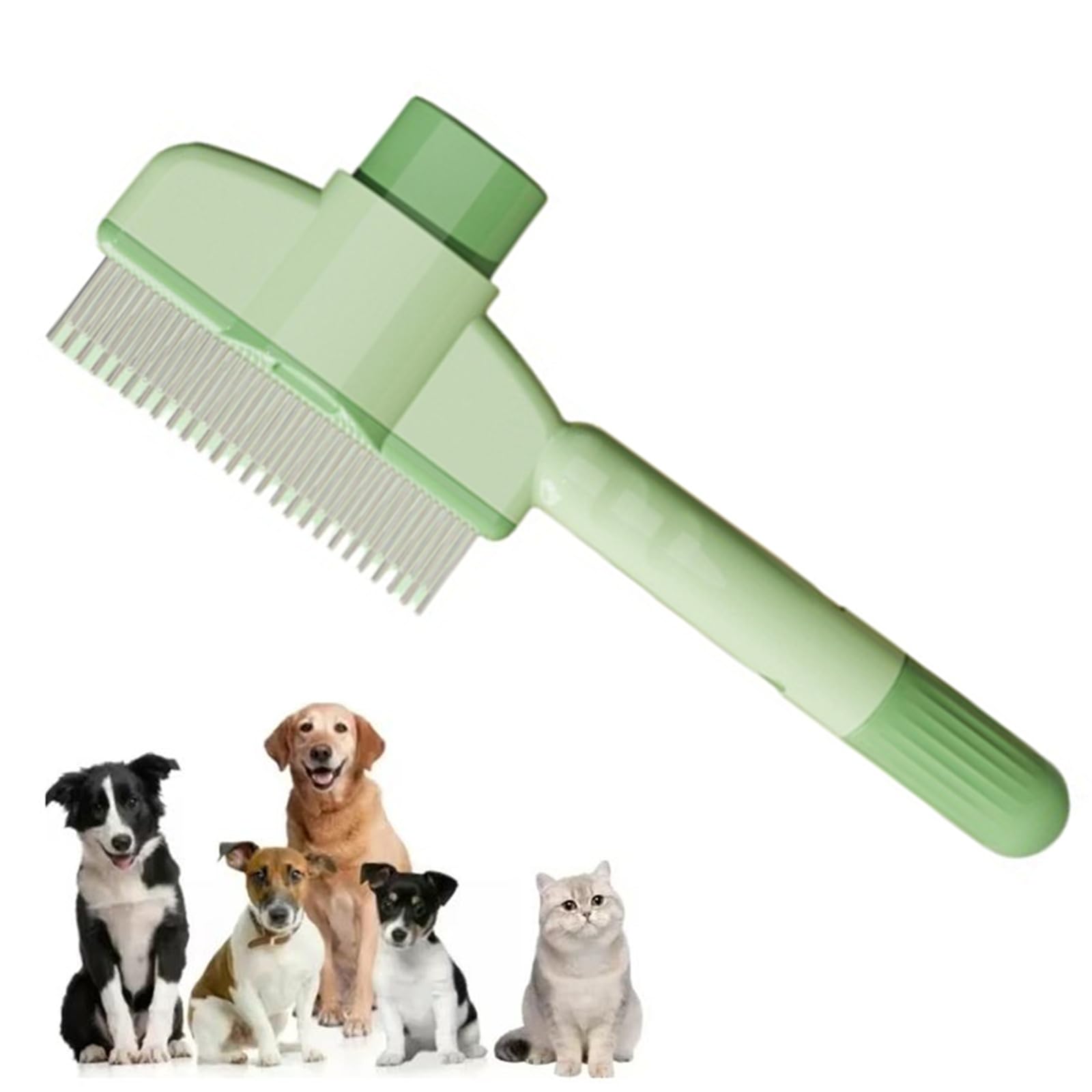 【送料無料】LIKENNY ペット コーム 犬の櫛 ノミ取り櫛 犬猫 美容ブラシ 抜け毛取りクリーナー 肌にや..