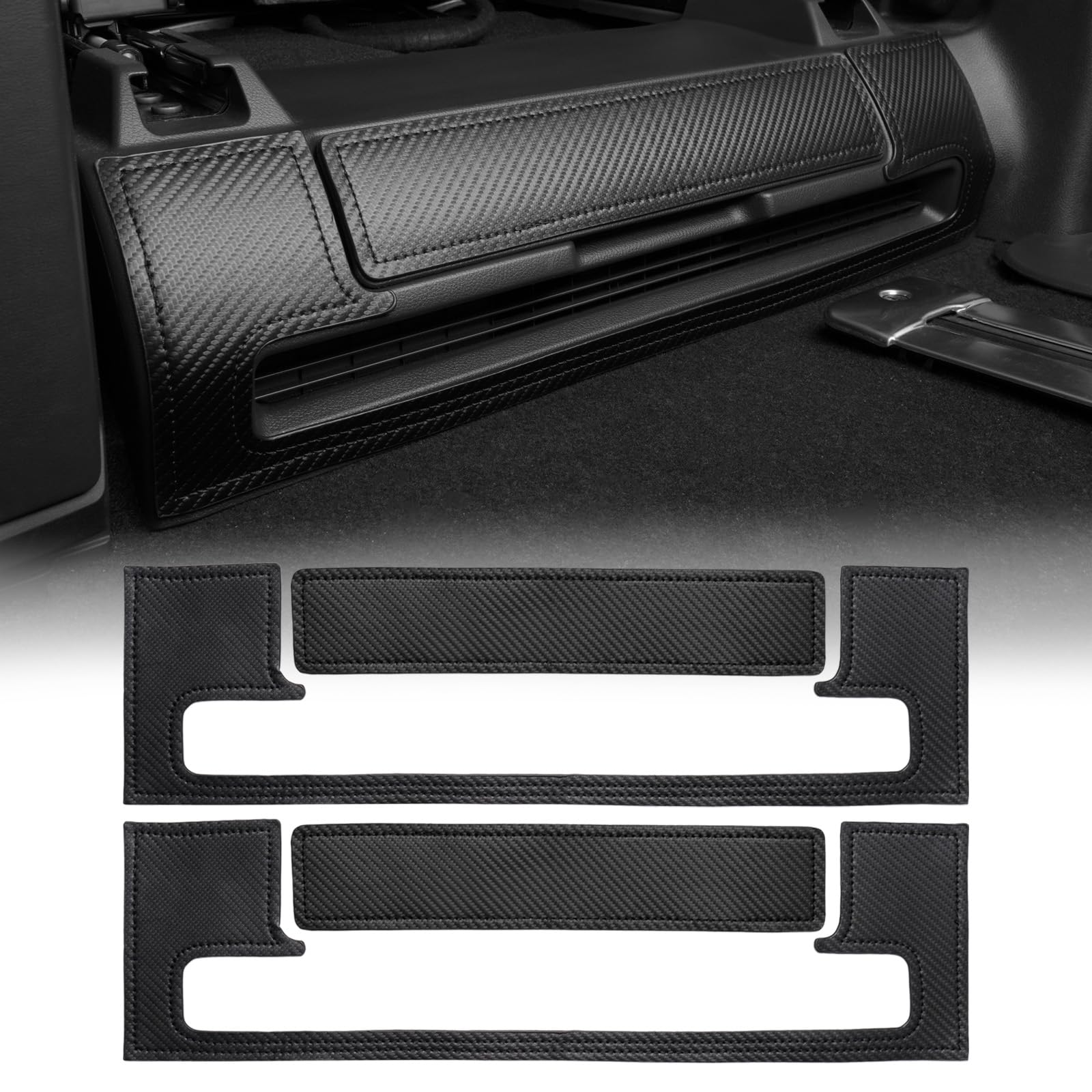 【送料無料】GIMUYA トヨタ 新型 アルファード 40系 キックガード 後部座席 ヴェルファイア フットサイド プロテクター ALPHARD VELLFIRE 40系 AGH4#W AAHH4#W TAHA4#W 2023年6月～ 専用 キズ・汚れ防止 内装 カスタムパーツ アクセサリー シールタイプ PUレザー製 カー