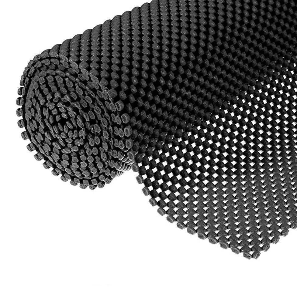 【送料無料】HIHIMARVEX 滑り止めシート 100*100cm 厚み2mm すべり止めマット 自由カット 吸音 丈夫 変形しにくい 床傷防止 地震対策 通気性強い 滑り止めマット 絨毯/ラグマット/畳用 カーペット テーブル ノンスリップマット PVCスベリドメ シート 家庭 業務 車用 (ブ