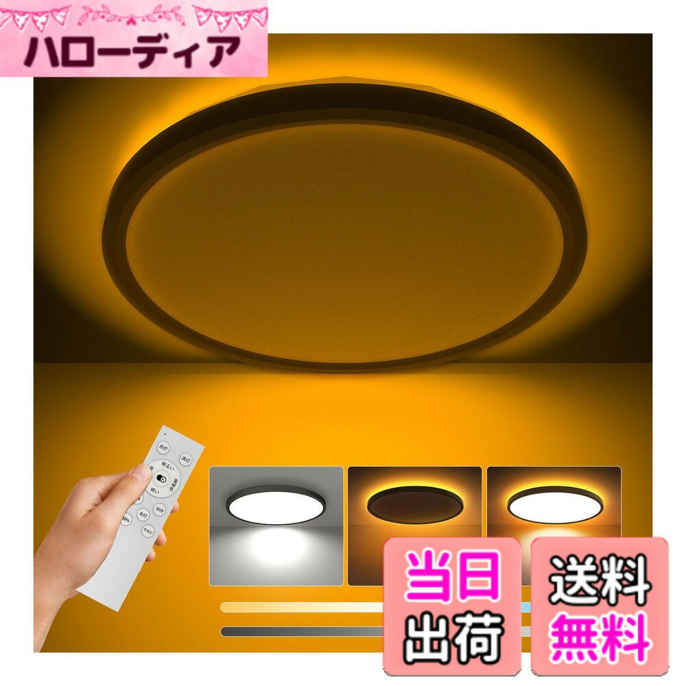 【送料無料】Coizabera LEDシーリングライト 6畳 3600lm 間接光付き 常夜灯 おし ...