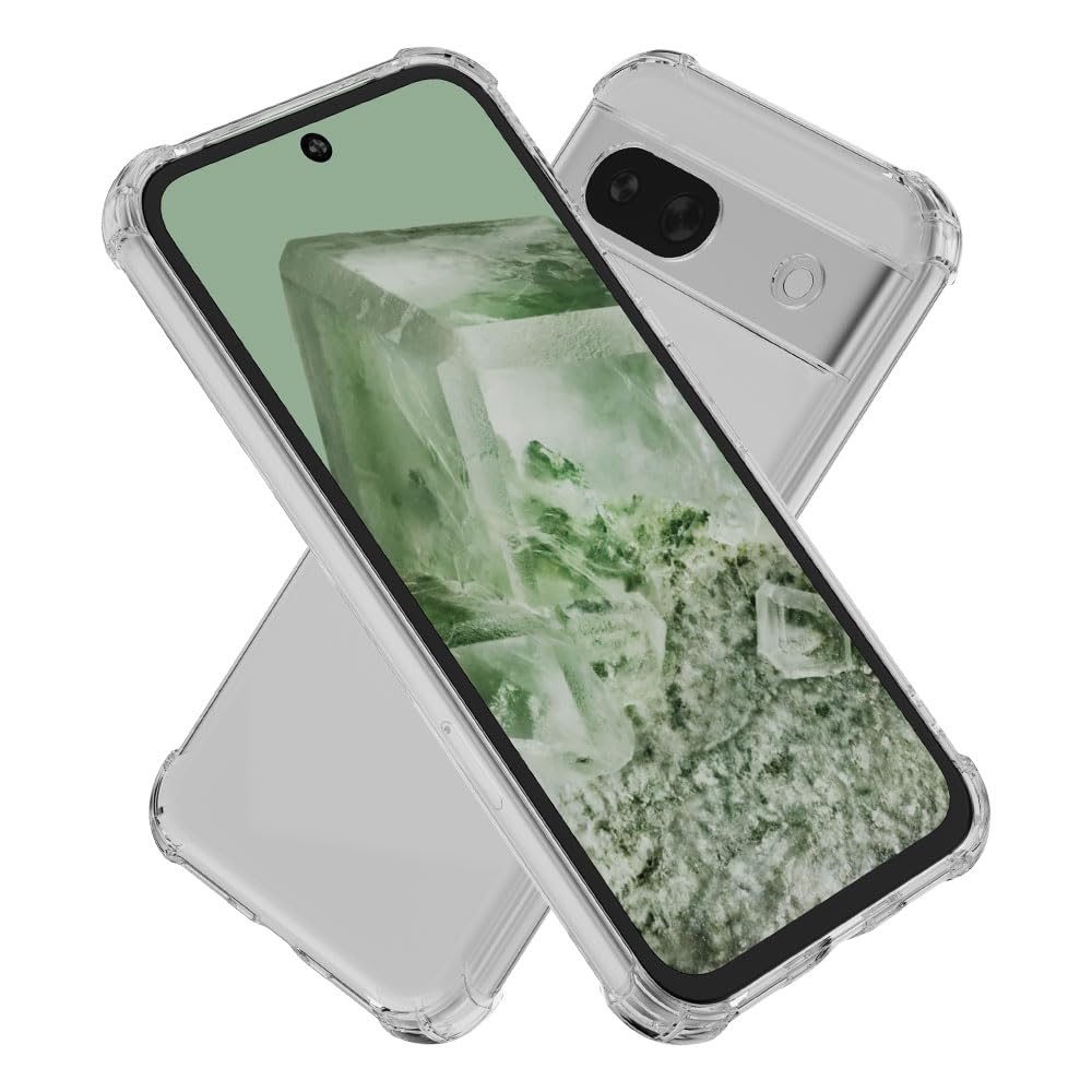 【送料無料】Hy+ Pixel8a 耐衝撃 ケース カバー ストラップホール 米軍MIL規格 クリア 衝撃吸収ポケット内蔵 TPU ケース