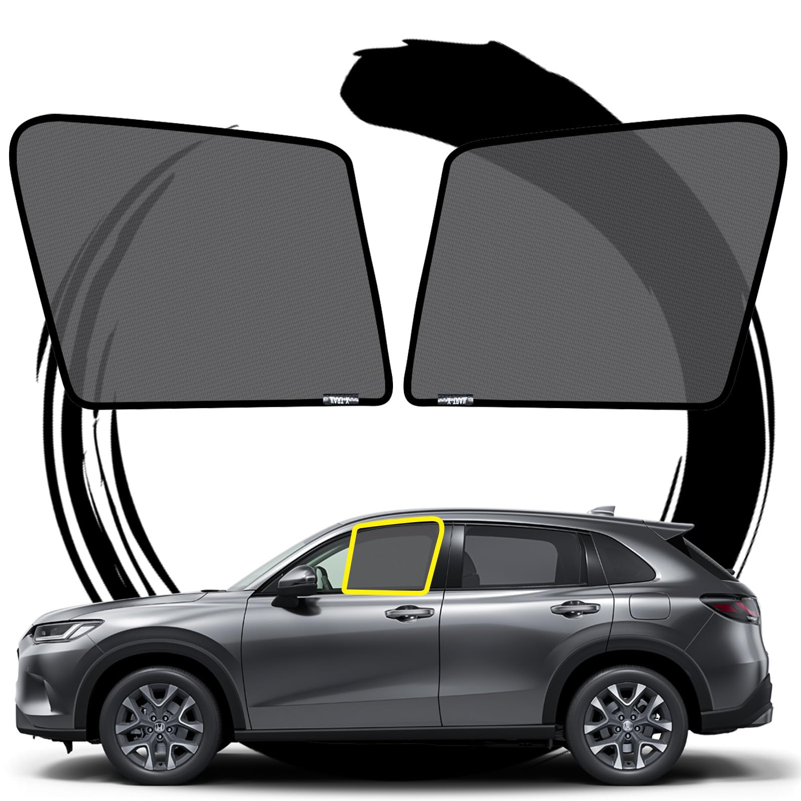 【送料無料】ruiya 新型 2023 ホンダ ZR-V サンシェード メッシュカーテン 専用 ZRV RZ3 RZ4 RZ5 RZ6 ..