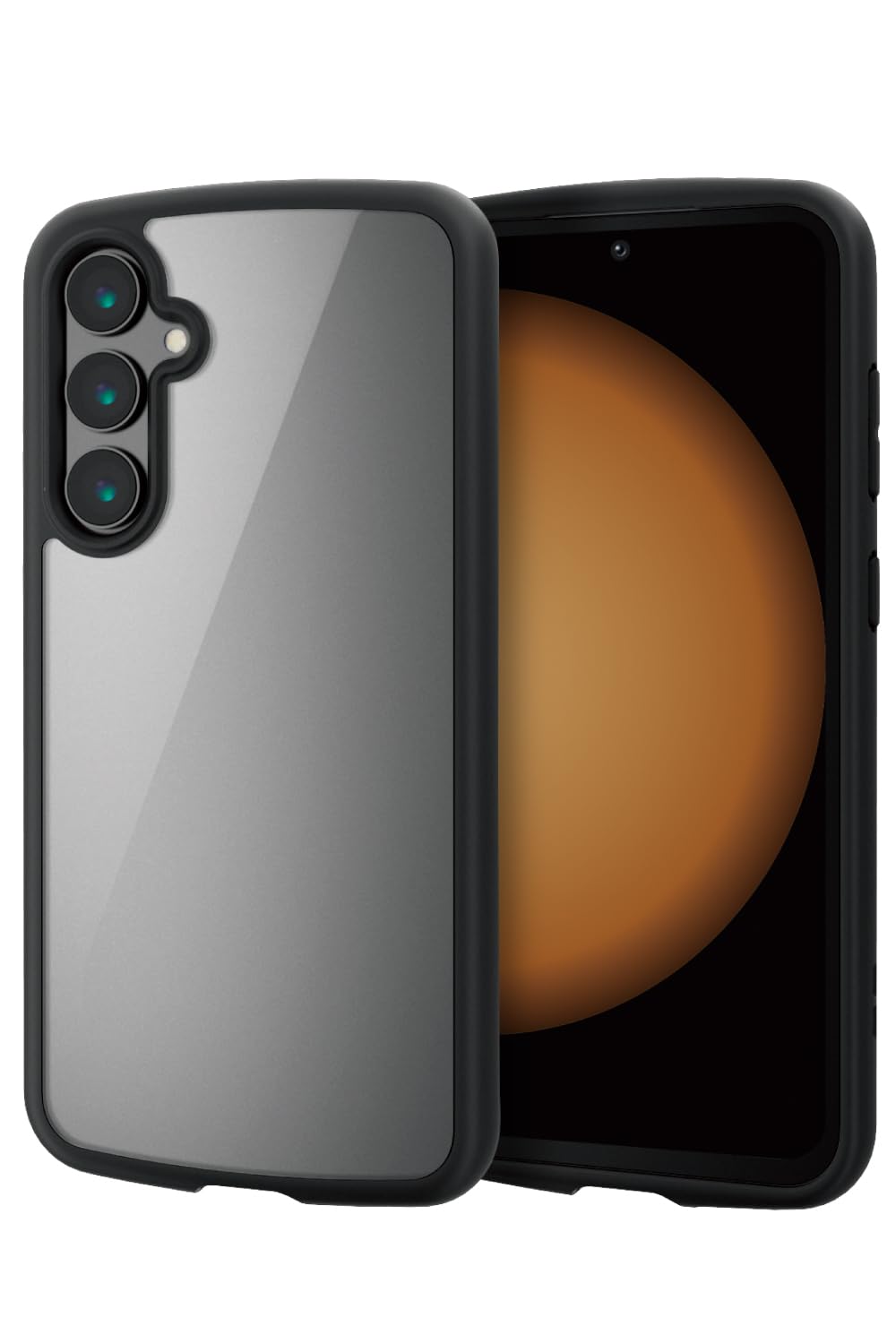 【送料無料】エレコム Galaxy S23 FE ケース 耐衝撃 衝撃吸収 TOUGH SLIM LITE フレームカラー 背面クリア ワイヤレス充電可能 ブラ...