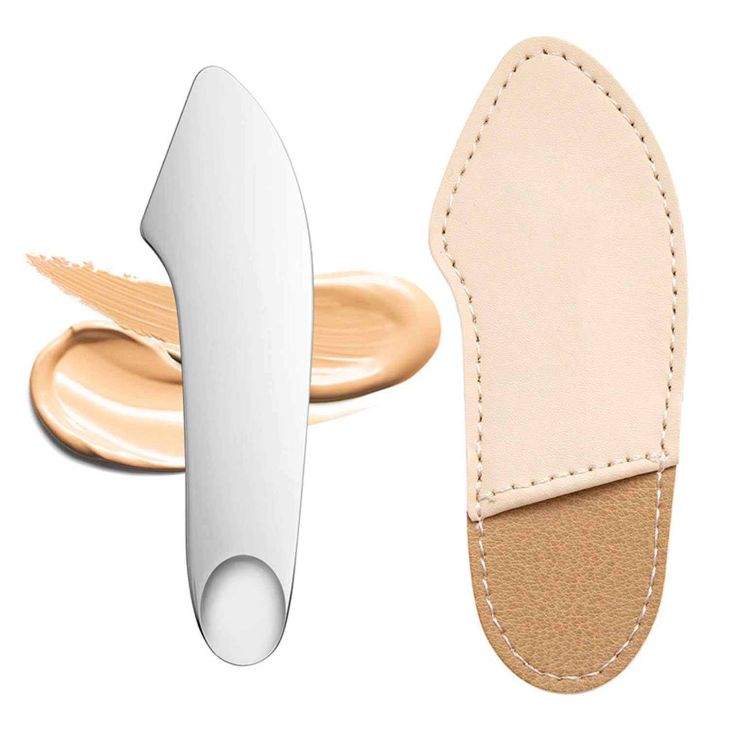 【送料無料】LIKENNY スパチュラ メイク化粧品混合スパチュラ ステンレス鋼 メイクツール ファンデーシ..