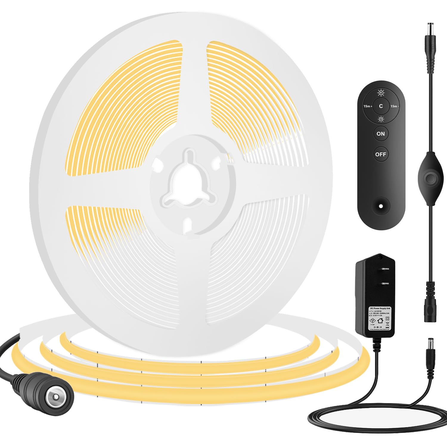 【送料無料】【RYE】 COB テープライトLEDストリップライトフレキシブル 幅5mm 高密度 隠れたLEDテープ..