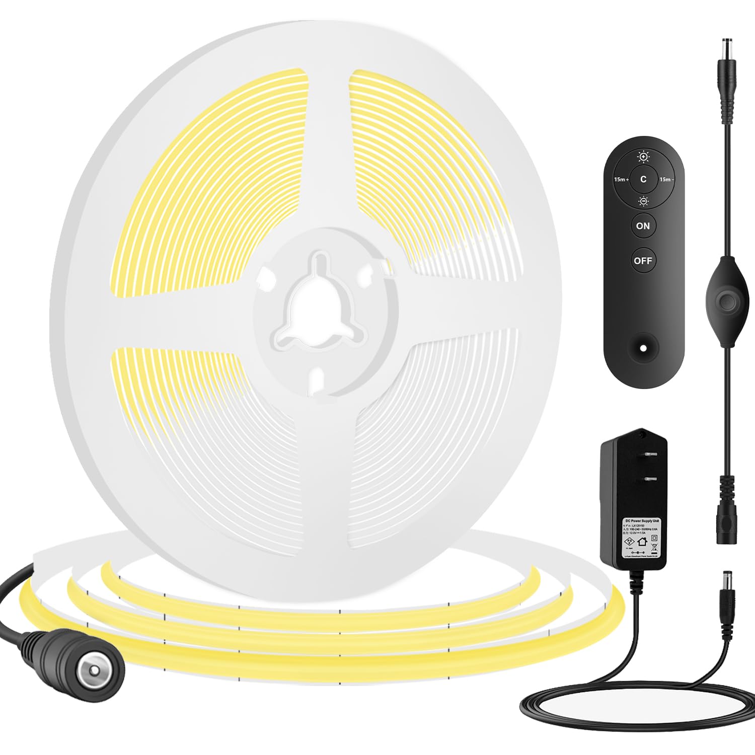 【送料無料】【RYE】 COB テープライトLEDストリップライトフレキシブル 幅5mm 高密度 隠れたLEDテープ..