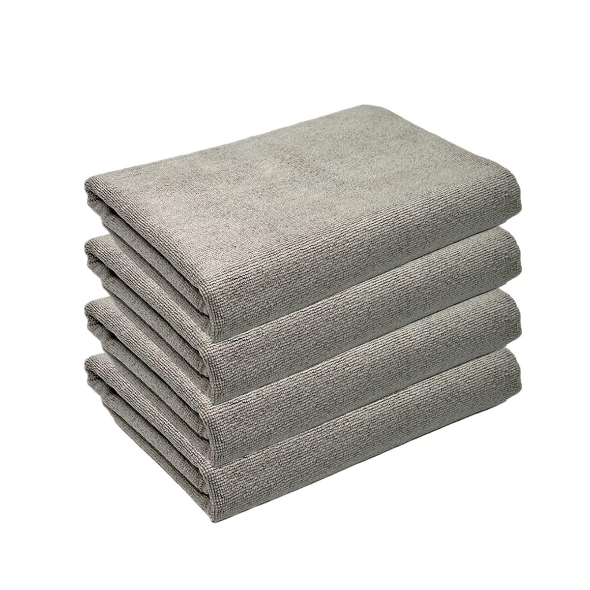 【送料無料】速乾 洗車タオル 超吸水 マイクロファイバー 傷防止 ふき取り 拭き上げ クロス グレー 60×..