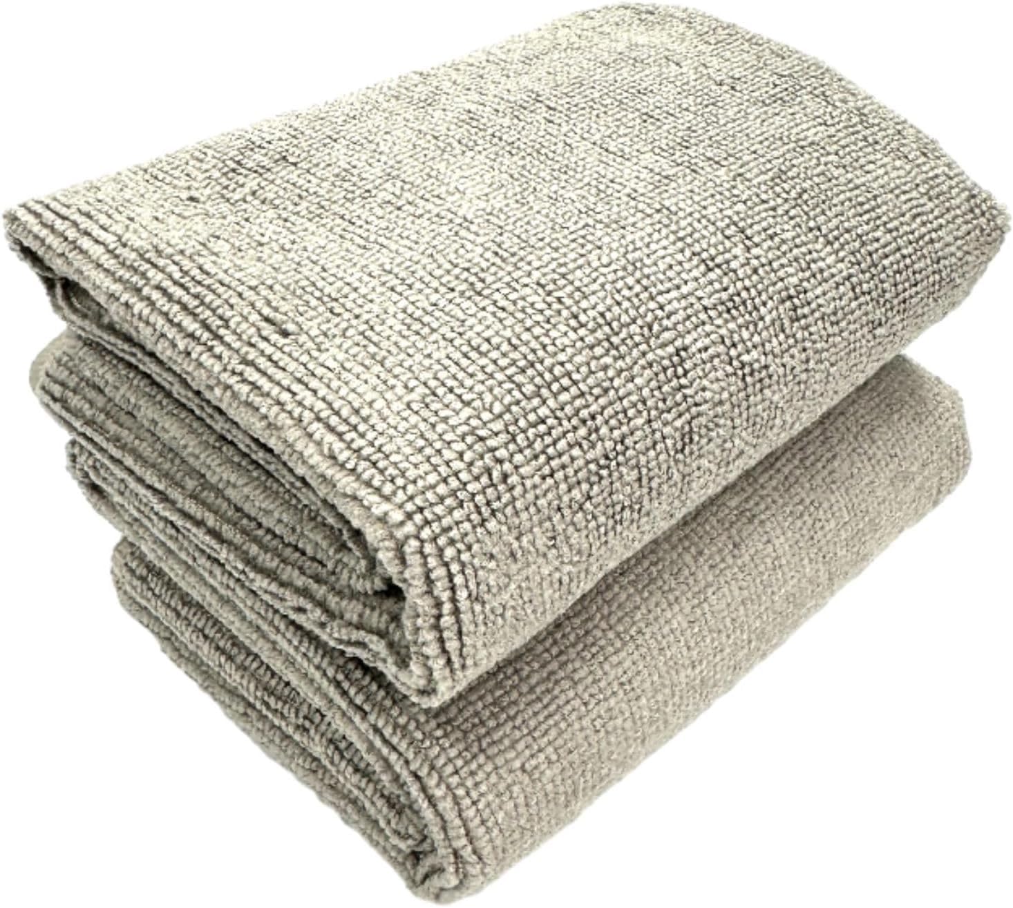 【送料無料】速乾 洗車タオル 超吸水 マイクロファイバー 傷防止 ふき取り 拭き上げ クロス グレー 40×..