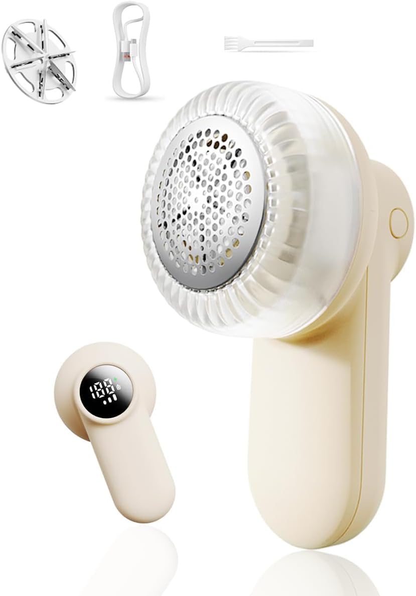 【送料無料】【新登場人気 】けだまとり 電動 毛玉取り 電動 毛玉取り器 毛玉クリーナー LCD液晶ディスプレイ 強力 6枚刃 スピード 3段階調整 USB充電...